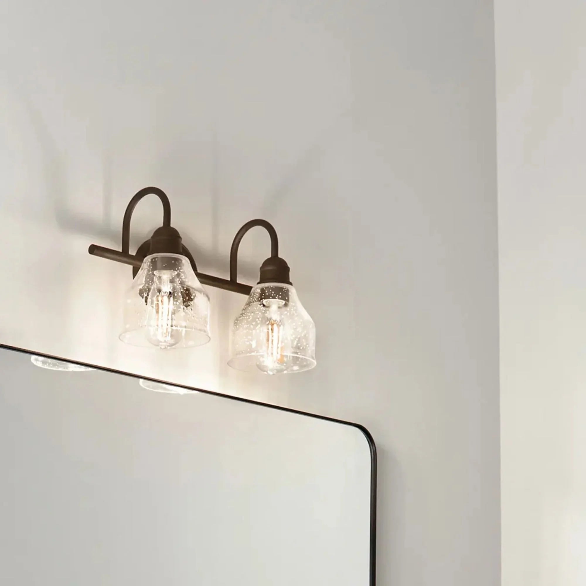 Avery 15" 2-Light Bath Vanity Light, Olde Bronze Finish