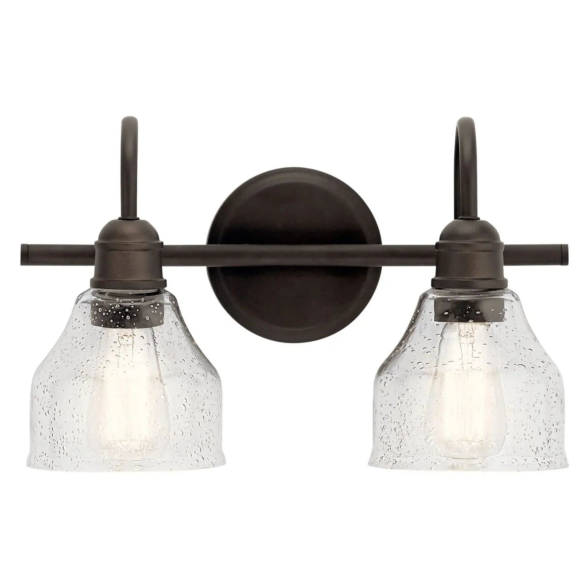 Avery 15" 2-Light Bath Vanity Light, Olde Bronze Finish