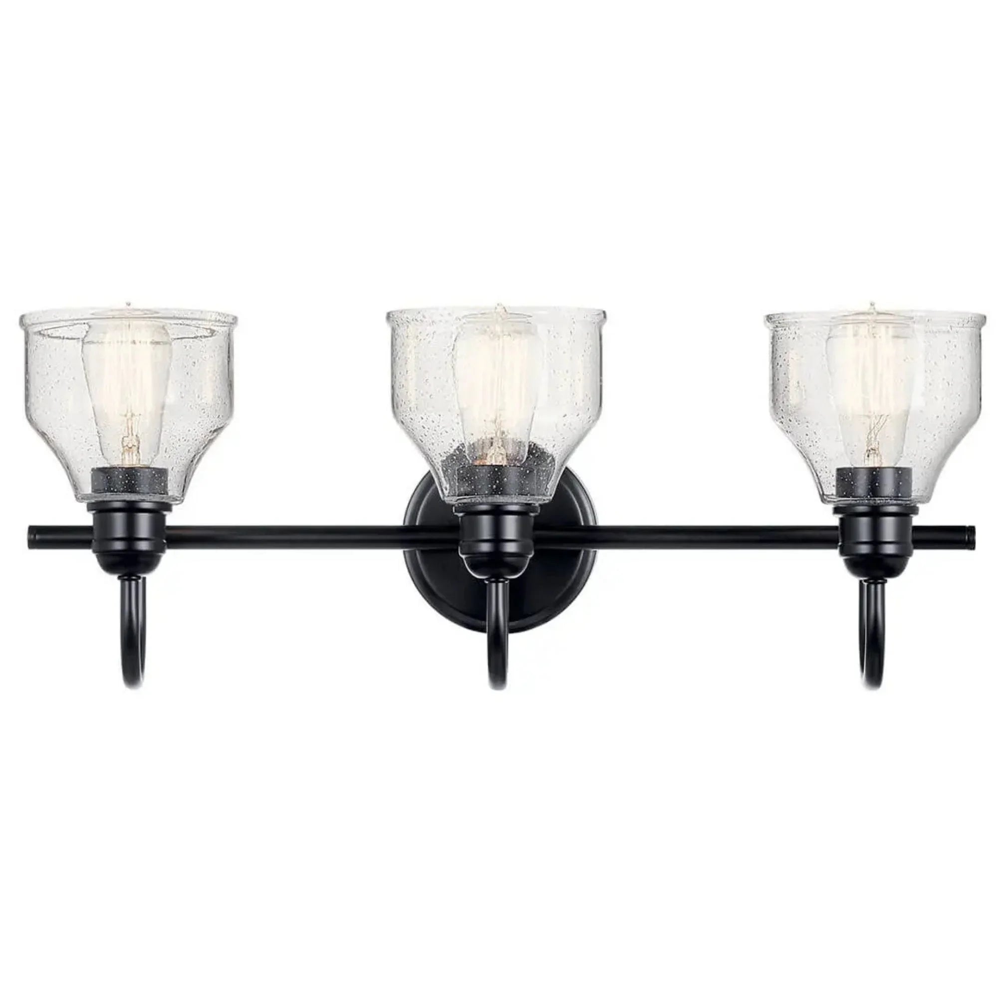 Kichler Lighting - Avery 24" 3-Light Bath Vanity Light, Black Finish | Bees Lighting