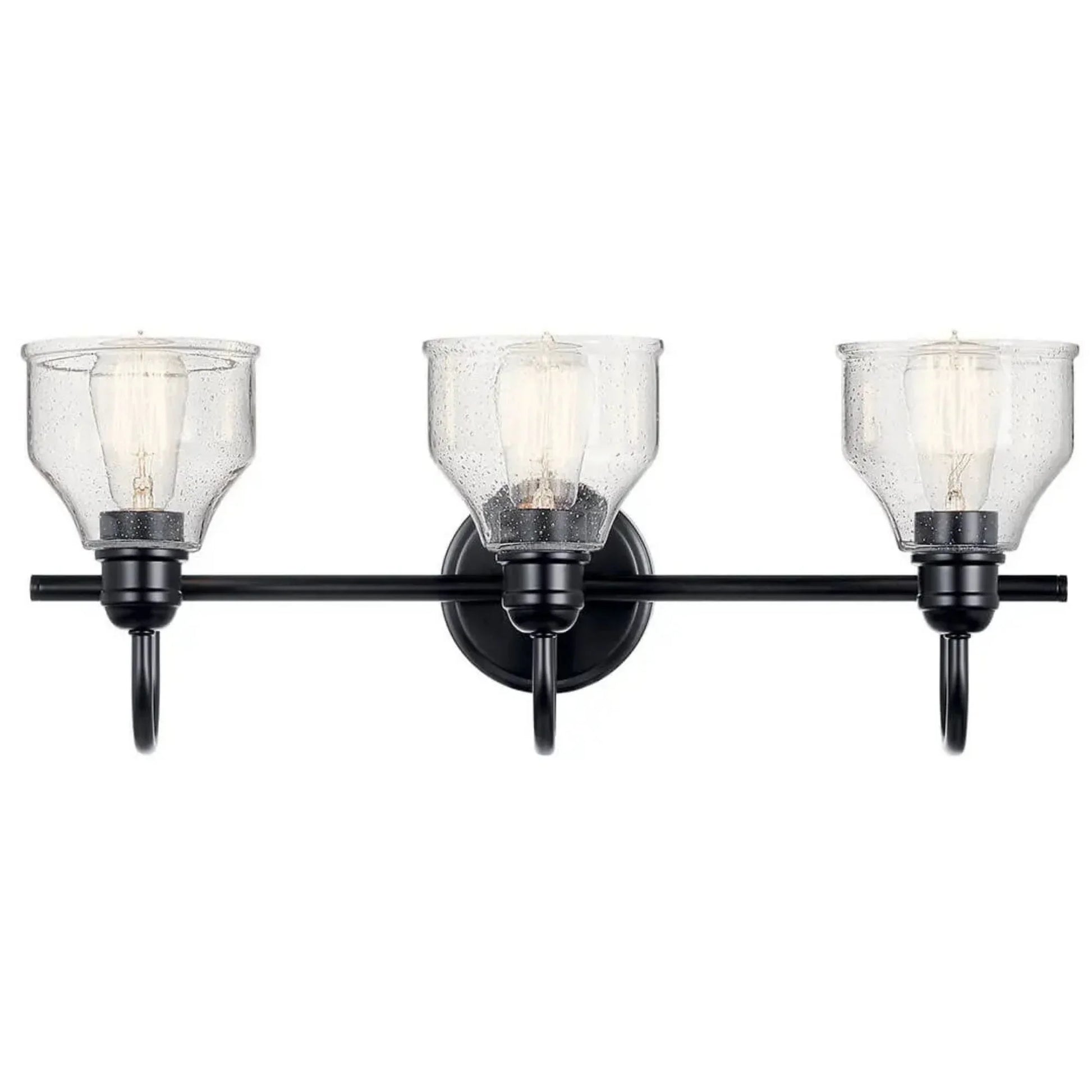 Kichler Lighting - Avery 24" 3-Light Bath Vanity Light, Black Finish | Bees Lighting