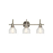 Avery 24" 3-Light Bath Vanity Light, Brushed Nickel Finish