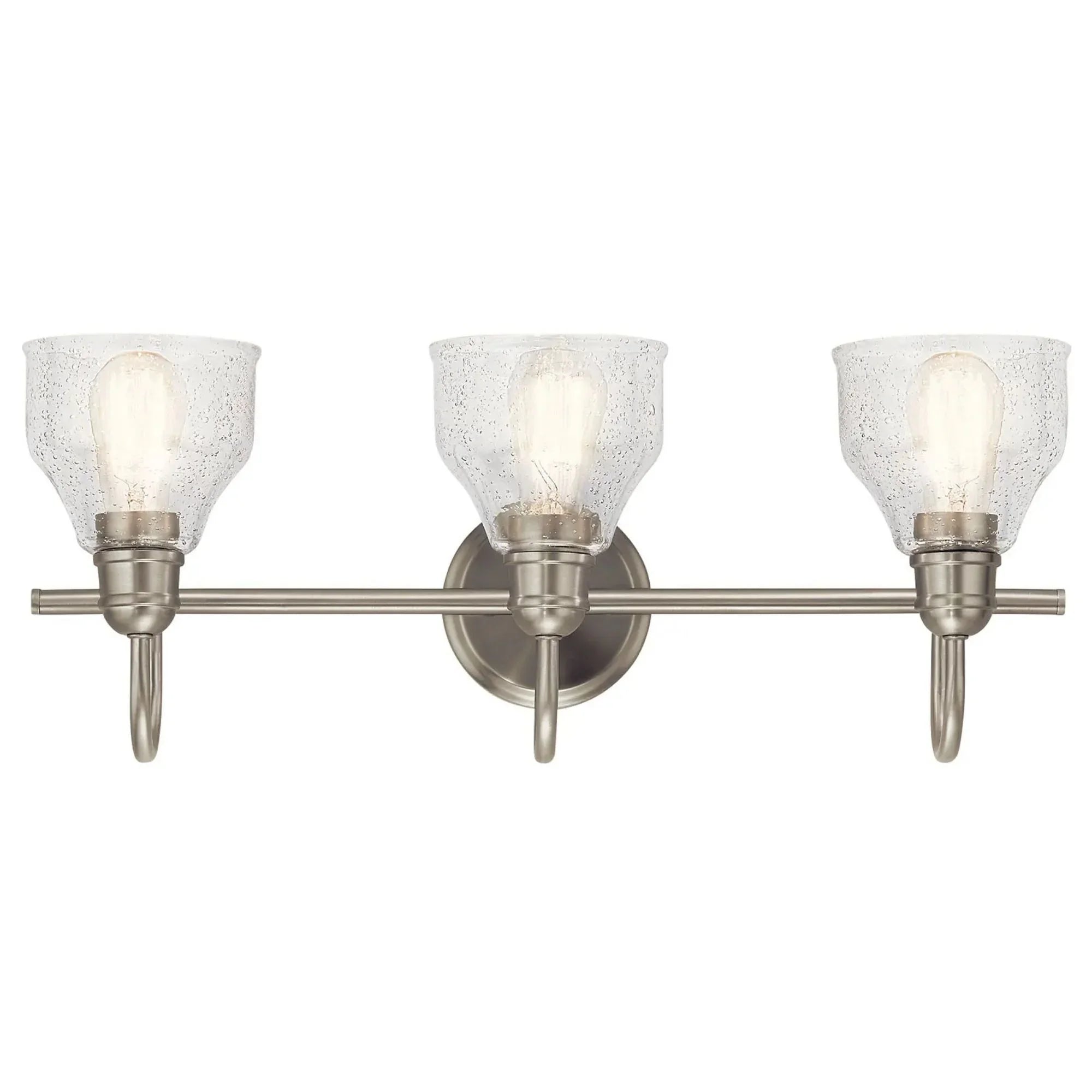 Avery 24" 3-Light Bath Vanity Light, Brushed Nickel Finish
