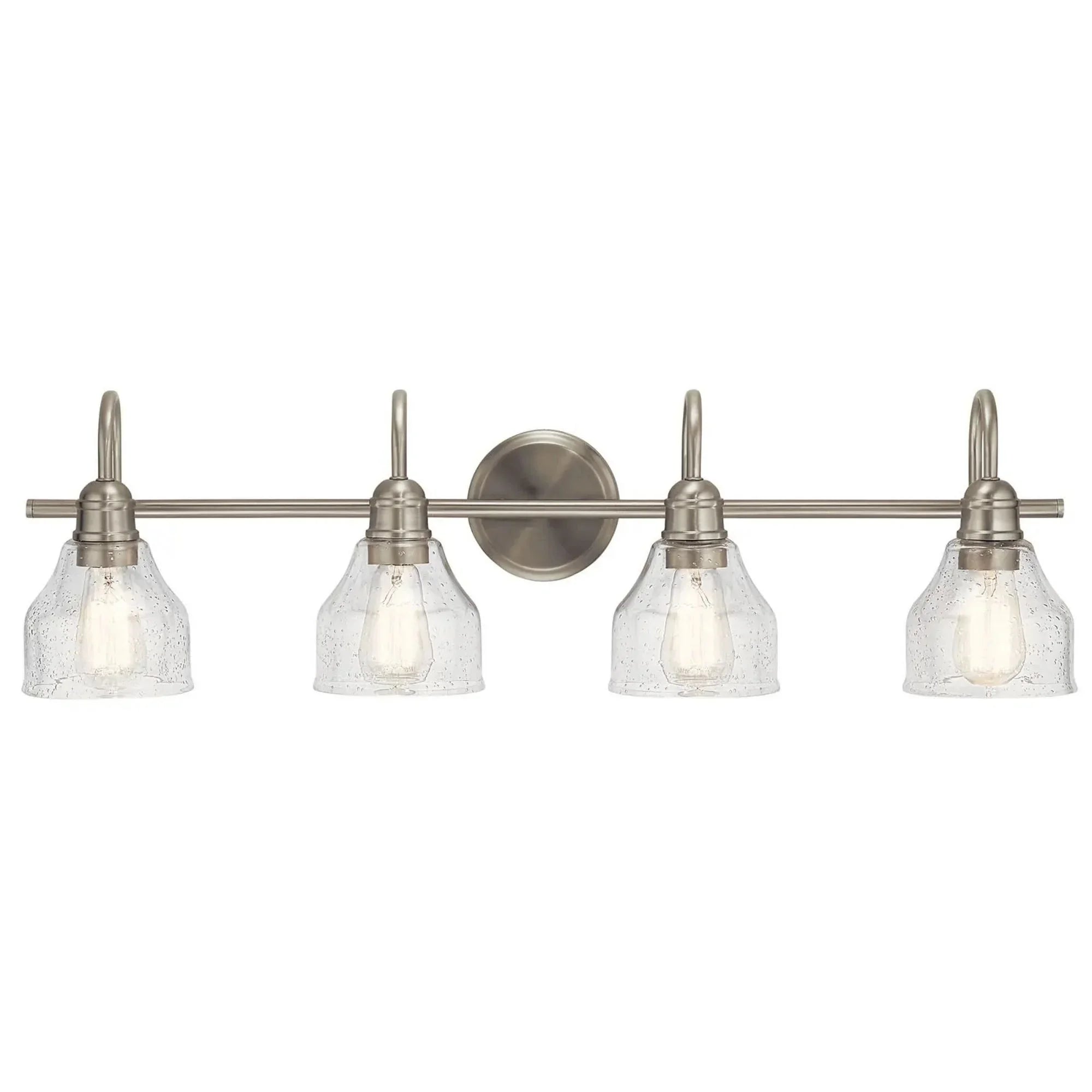 Avery 34" 4-Light Bath Vanity Light, Brushed Nickel Finish
