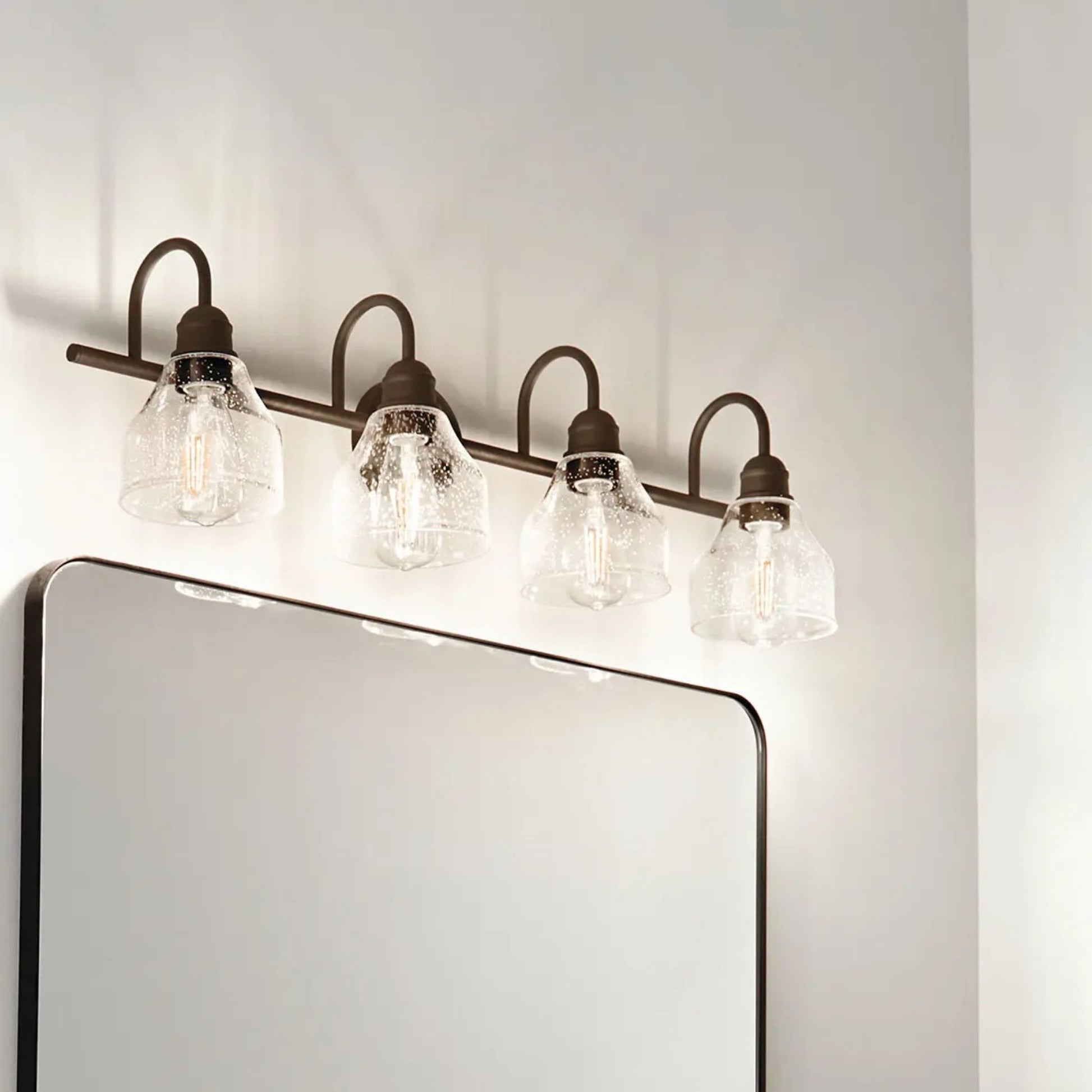 Avery 34" 4-Light Bath Vanity Light, Olde Bronze Finish - Bees Lighting