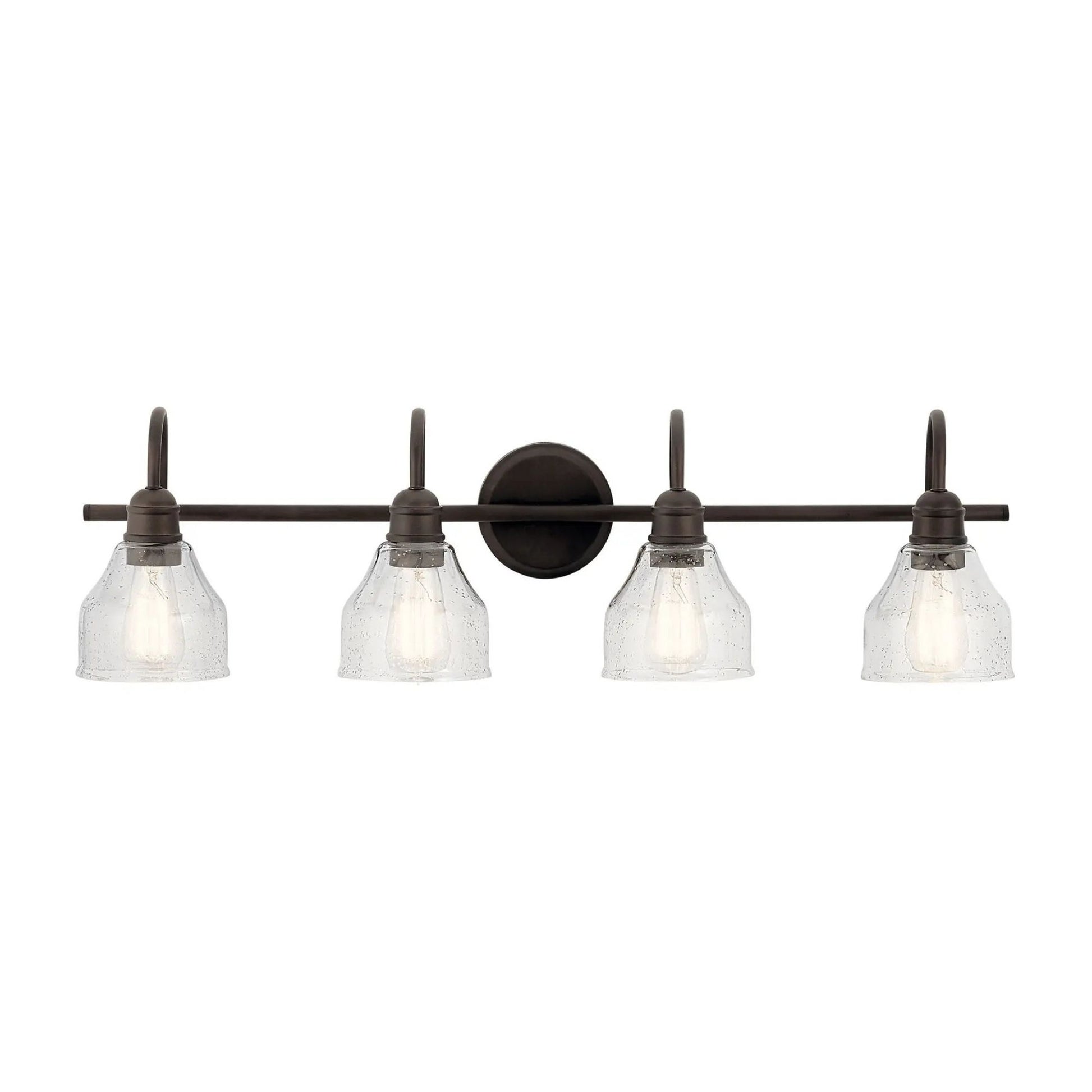 Avery 34" 4-Light Bath Vanity Light, Olde Bronze Finish - Bees Lighting