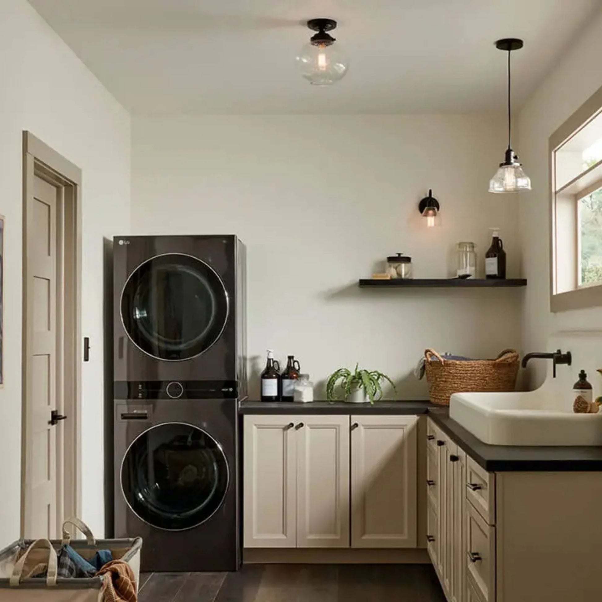 Kichler Lighting - Avery 8" Bell Mini Pendant, Black Finish | Bees Lighting