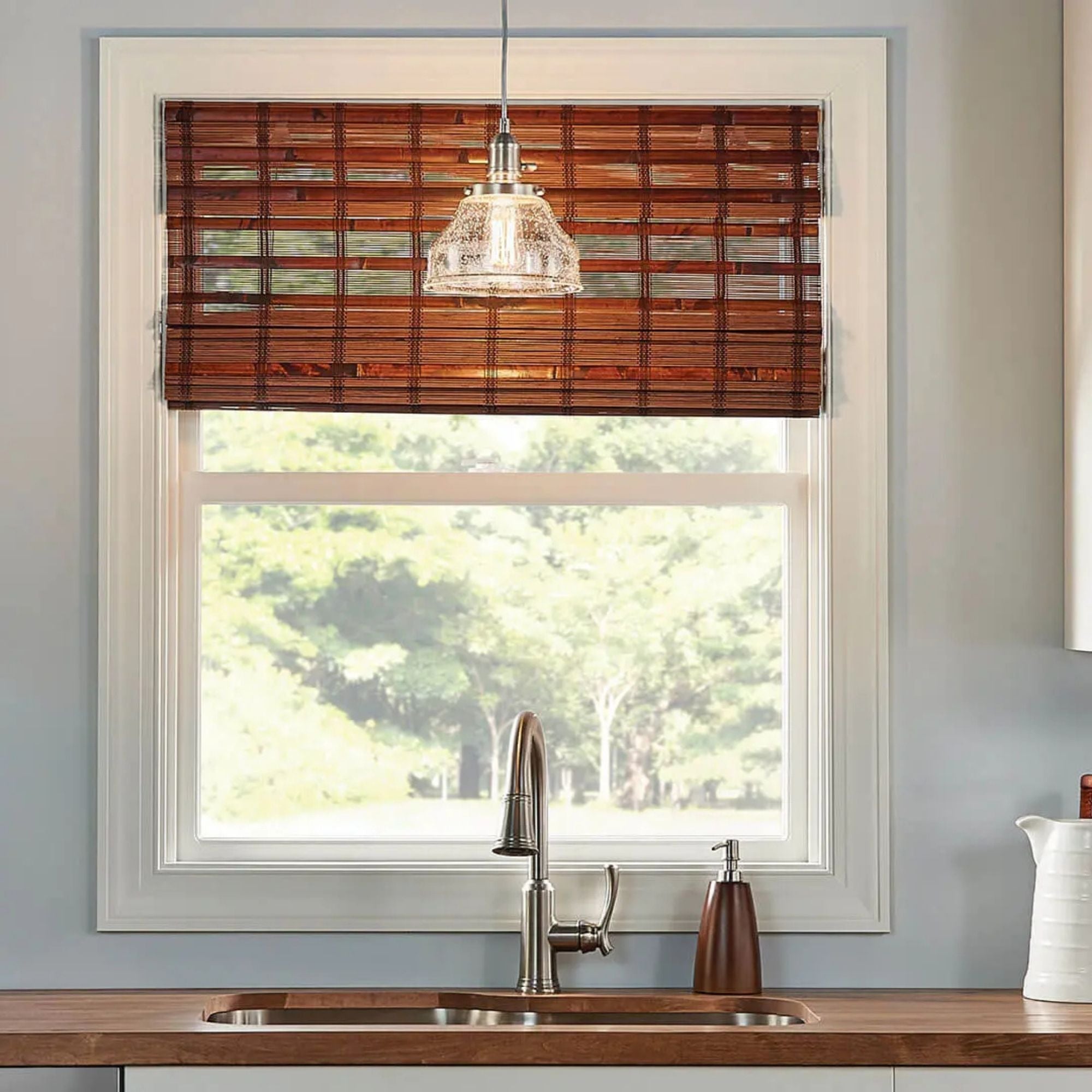 Avery 8" Bell Mini Pendant, Natural Brass Finish