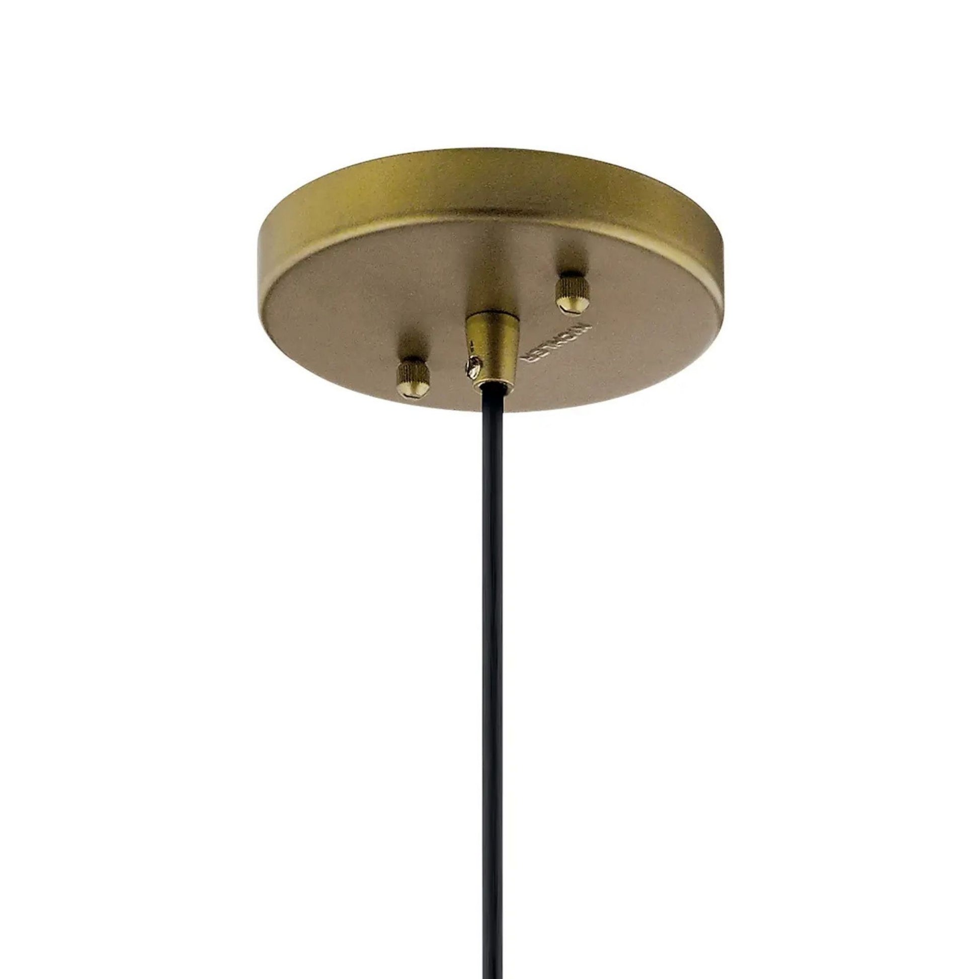 Avery 8" Bell Mini Pendant, Natural Brass Finish - Bees Lighting