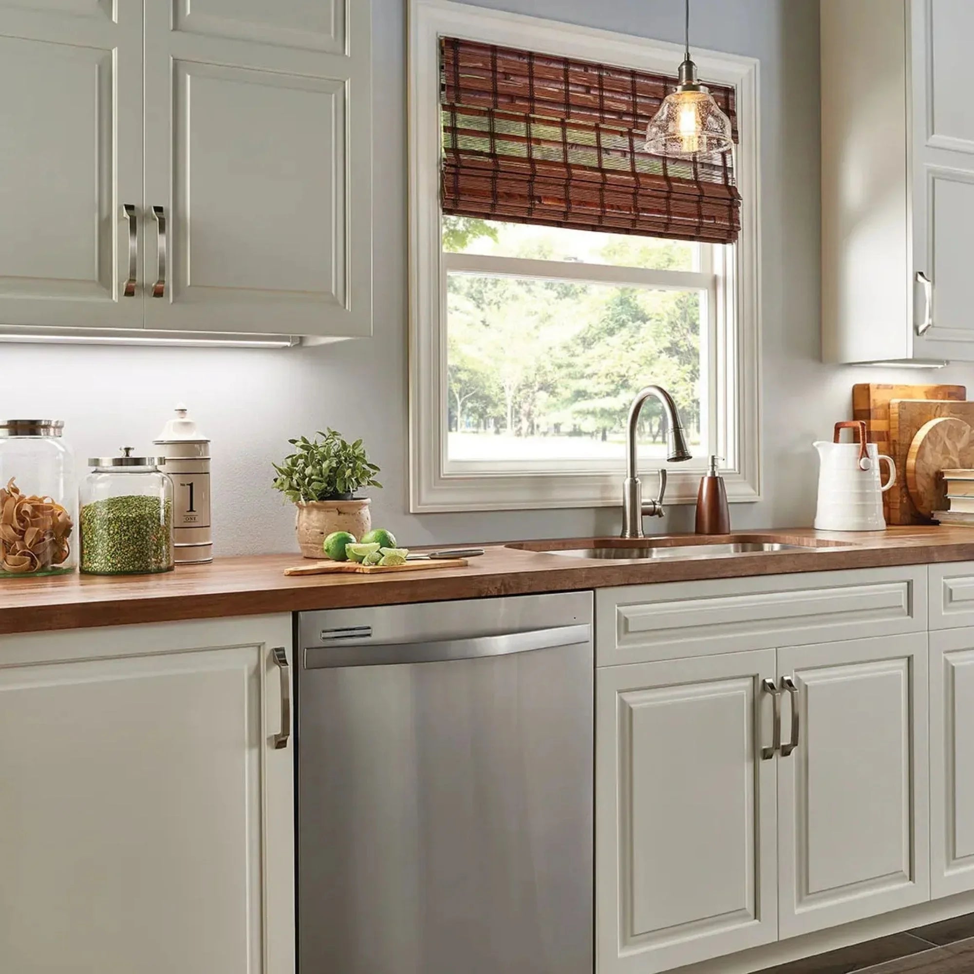 Kichler Lighting - Avery 8" Bell Mini Pendant, Brushed Nickel Finish | Bees Lighting