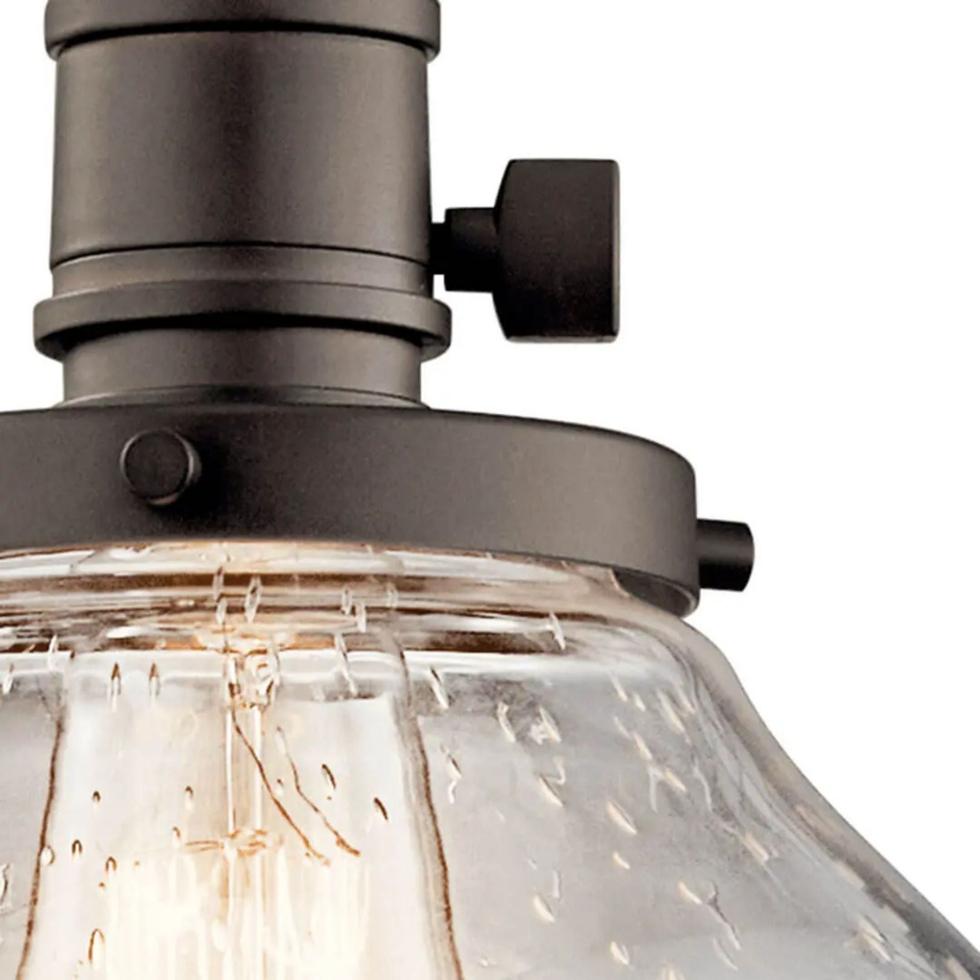 Avery 8" Bell Mini Pendant, Olde Bronze Finish
