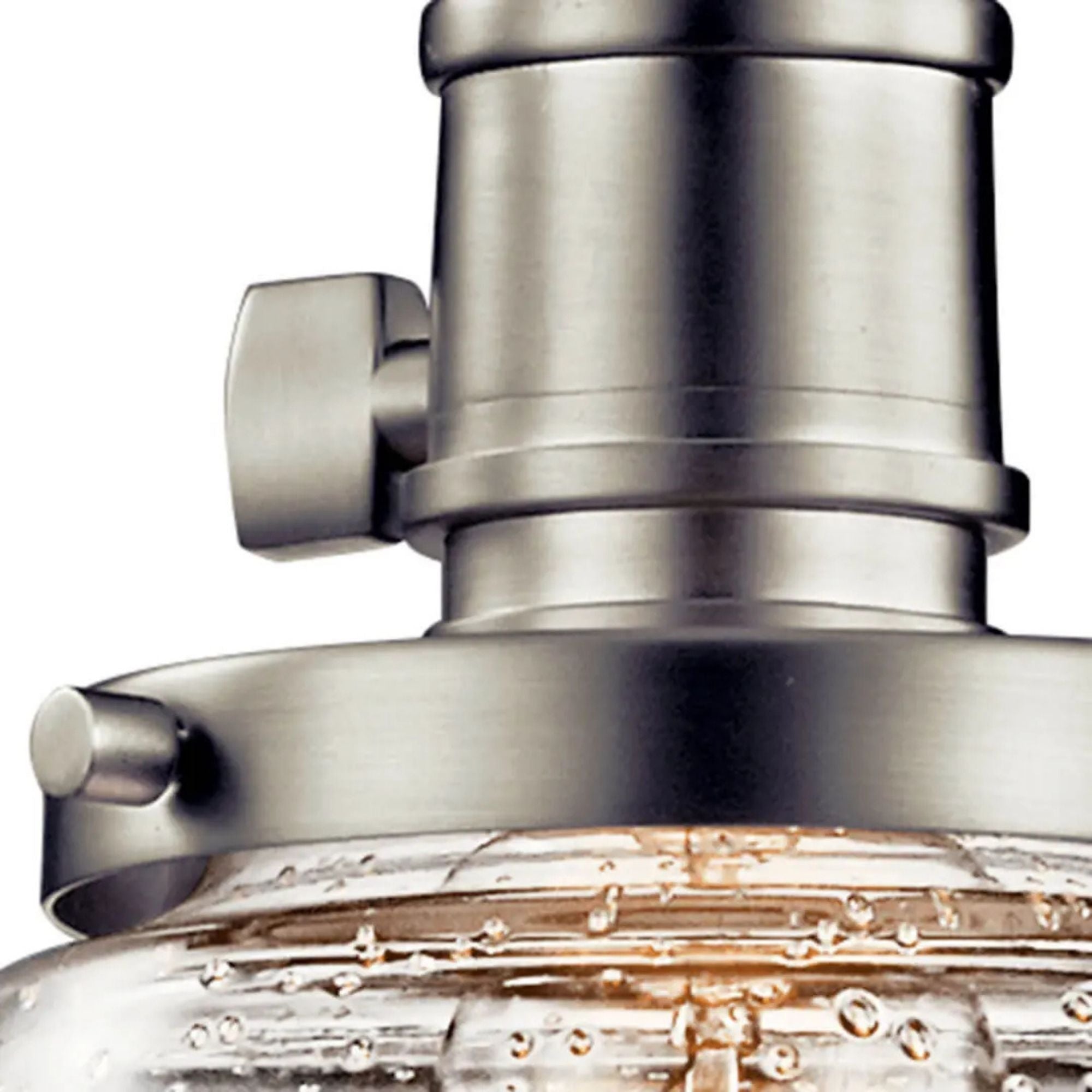 Avery 8" Cone Mini Pendant, Brushed Nickel Finish