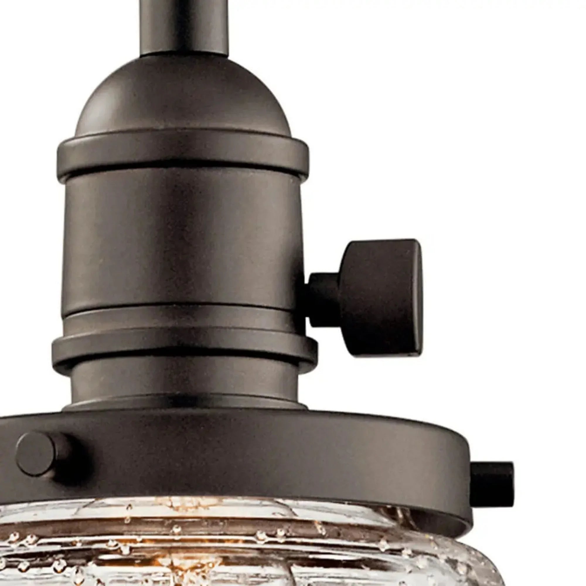 Kichler Lighting - Avery 8" Cone Mini Pendant, Olde Bronze Finish | Bees Lighting