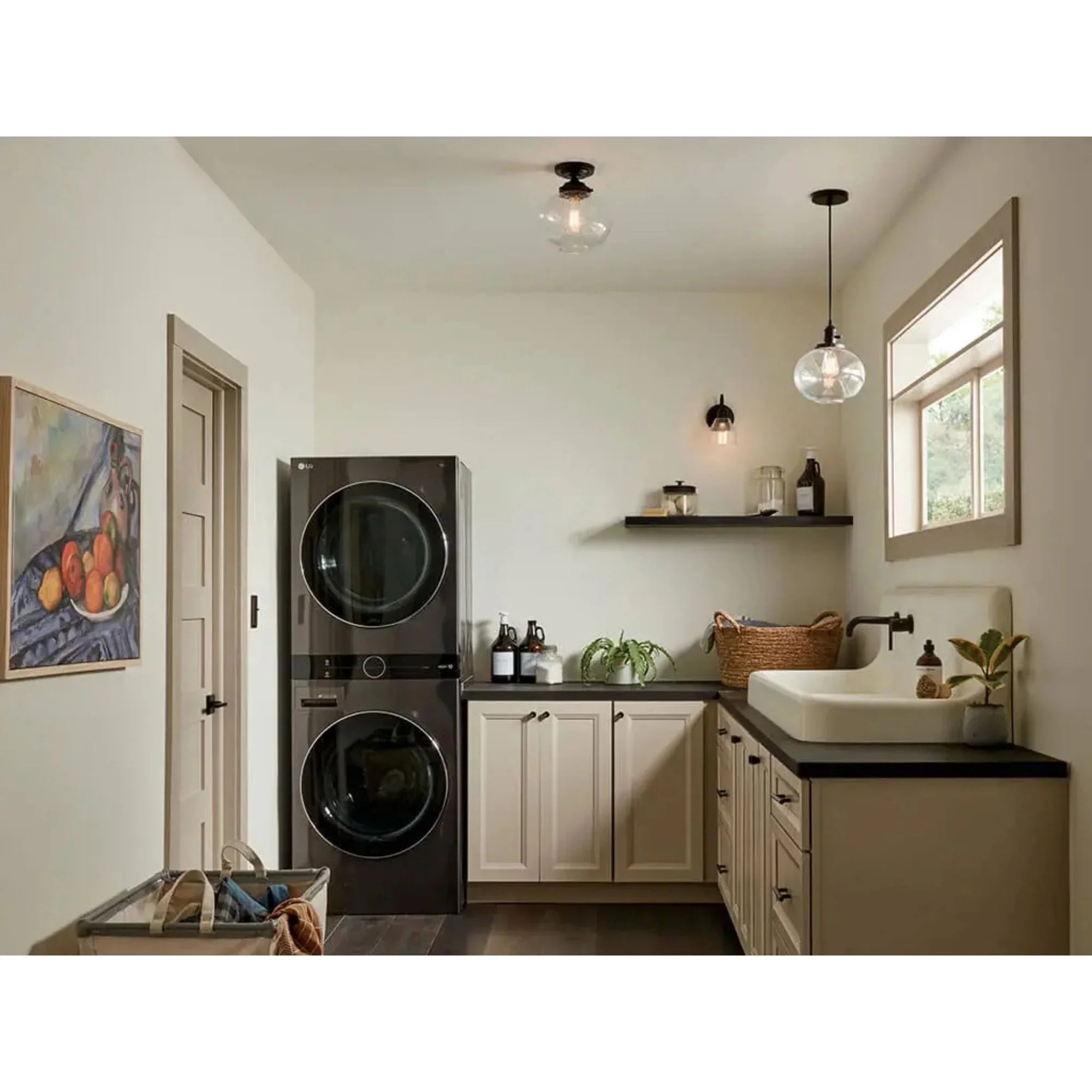 Kichler Lighting - Avery 10" Globe Mini Pendant, Black Finish | Bees Lighting