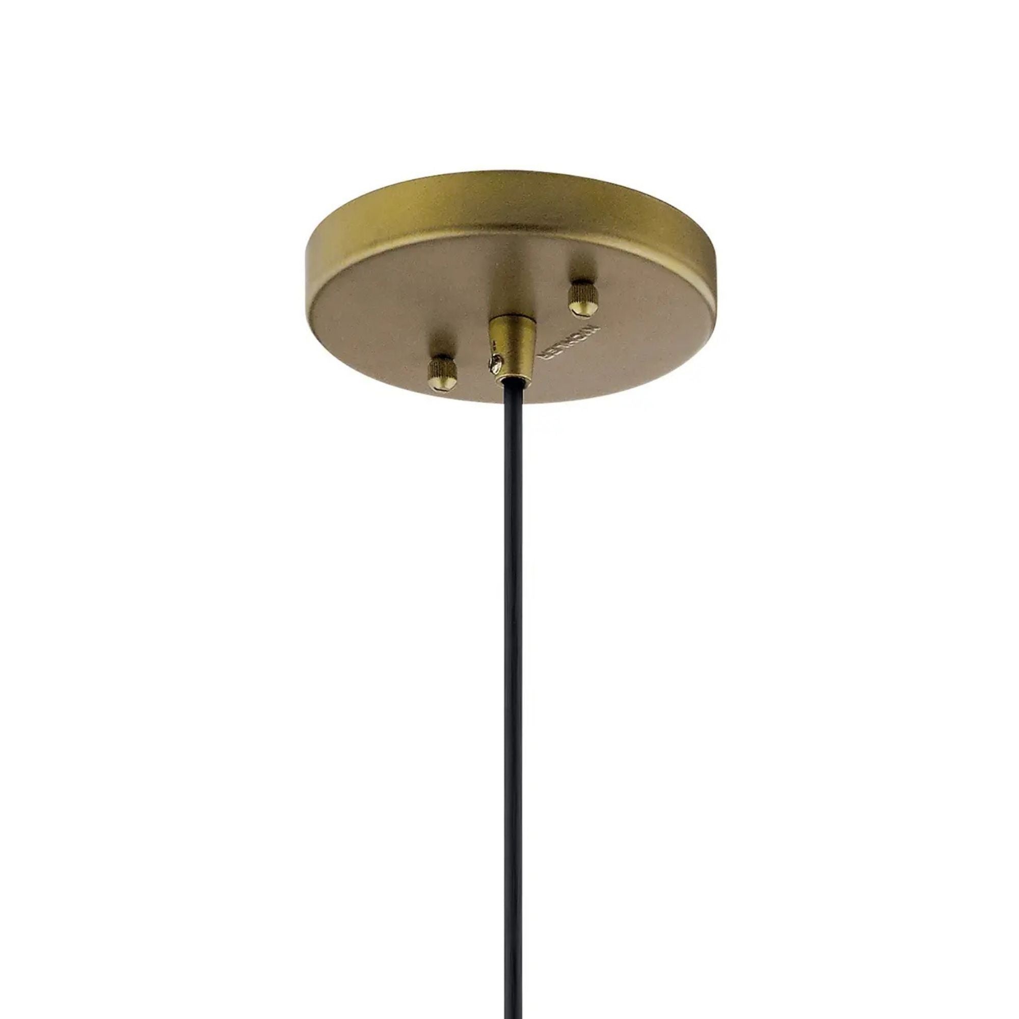 Avery 10" Globe Mini Pendant, Natural Brass Finish
