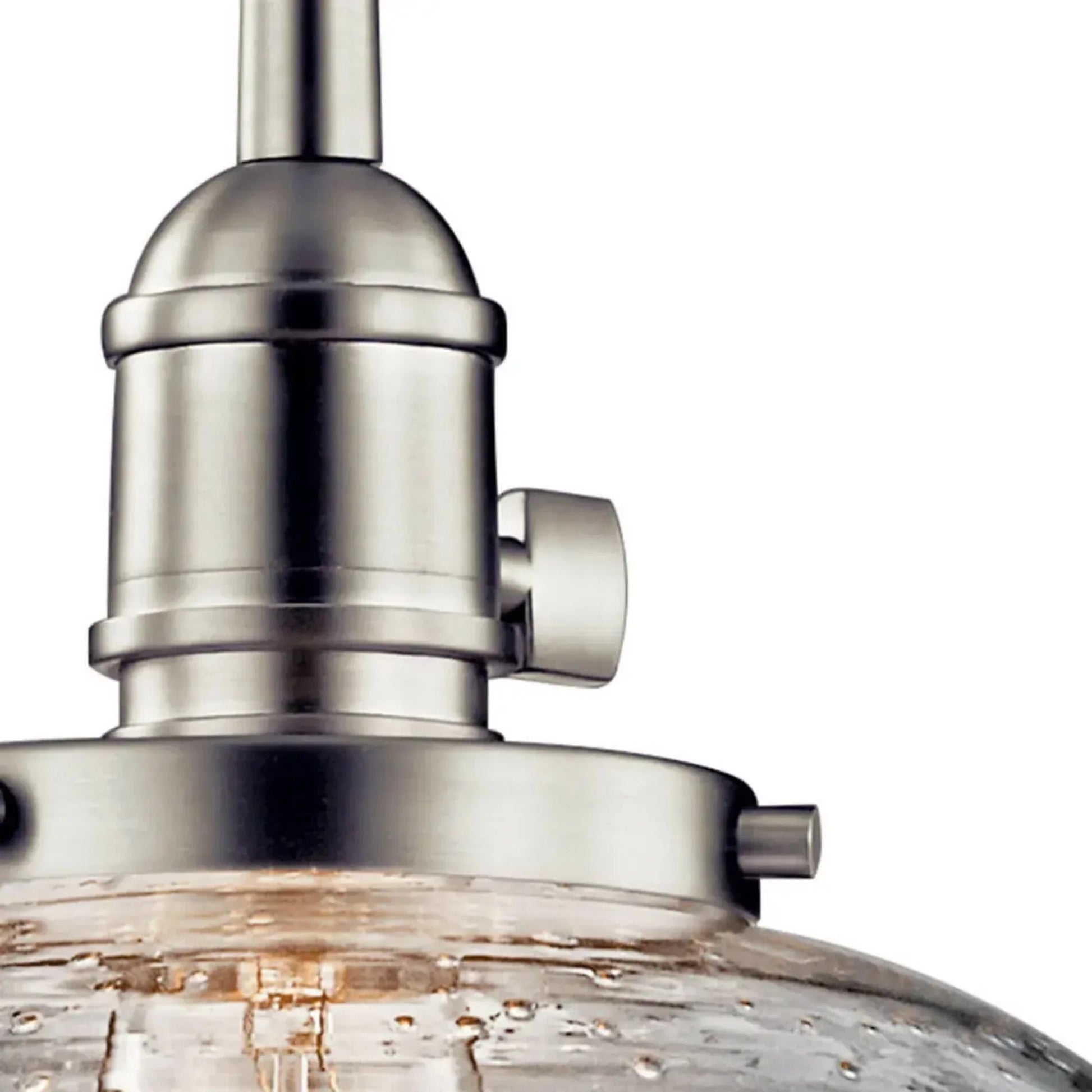 Kichler Lighting - Avery 10" Globe Mini Pendant, Brushed Nickel Finish | Bees Lighting