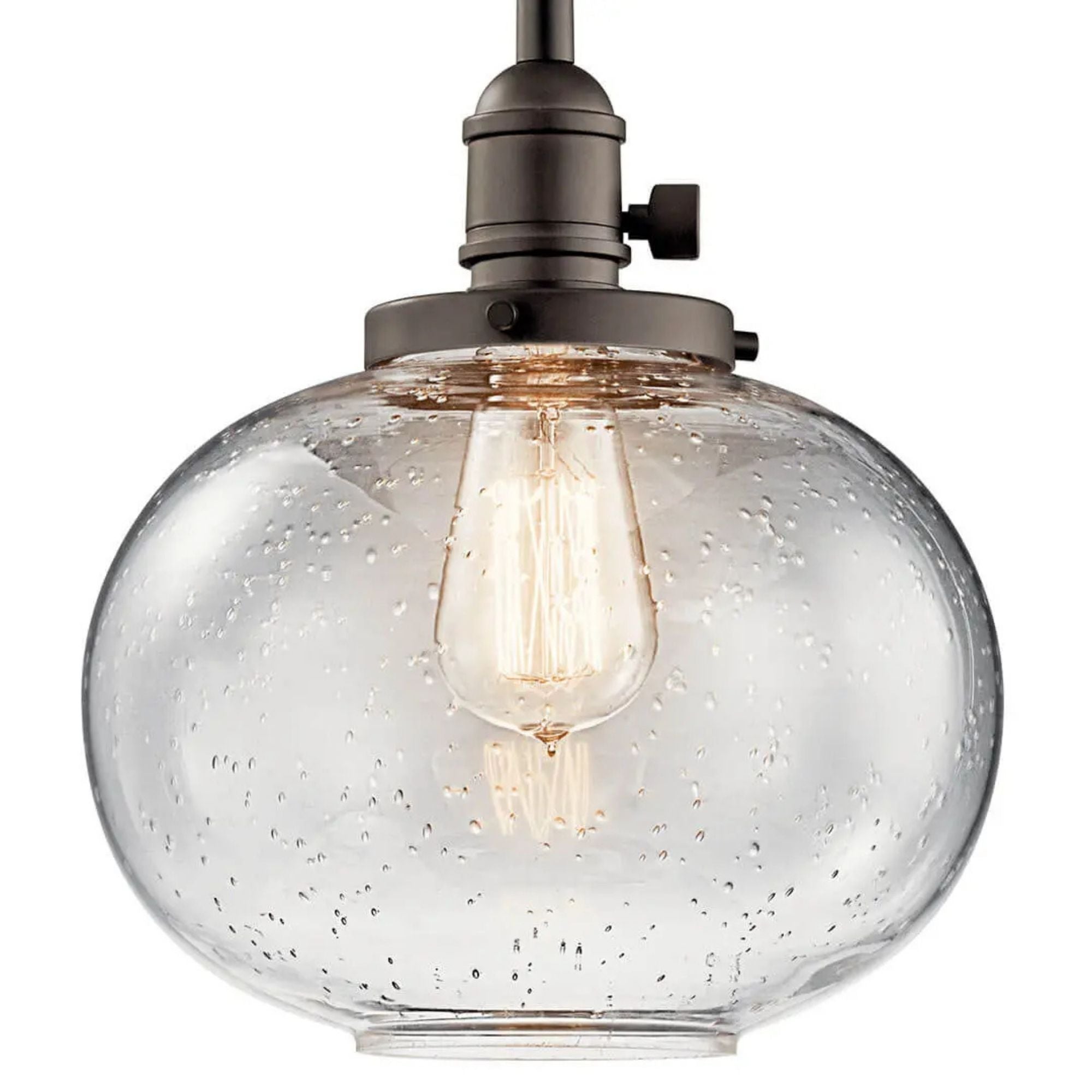 Avery 10" Globe Mini Pendant, Olde Bronze Finish
