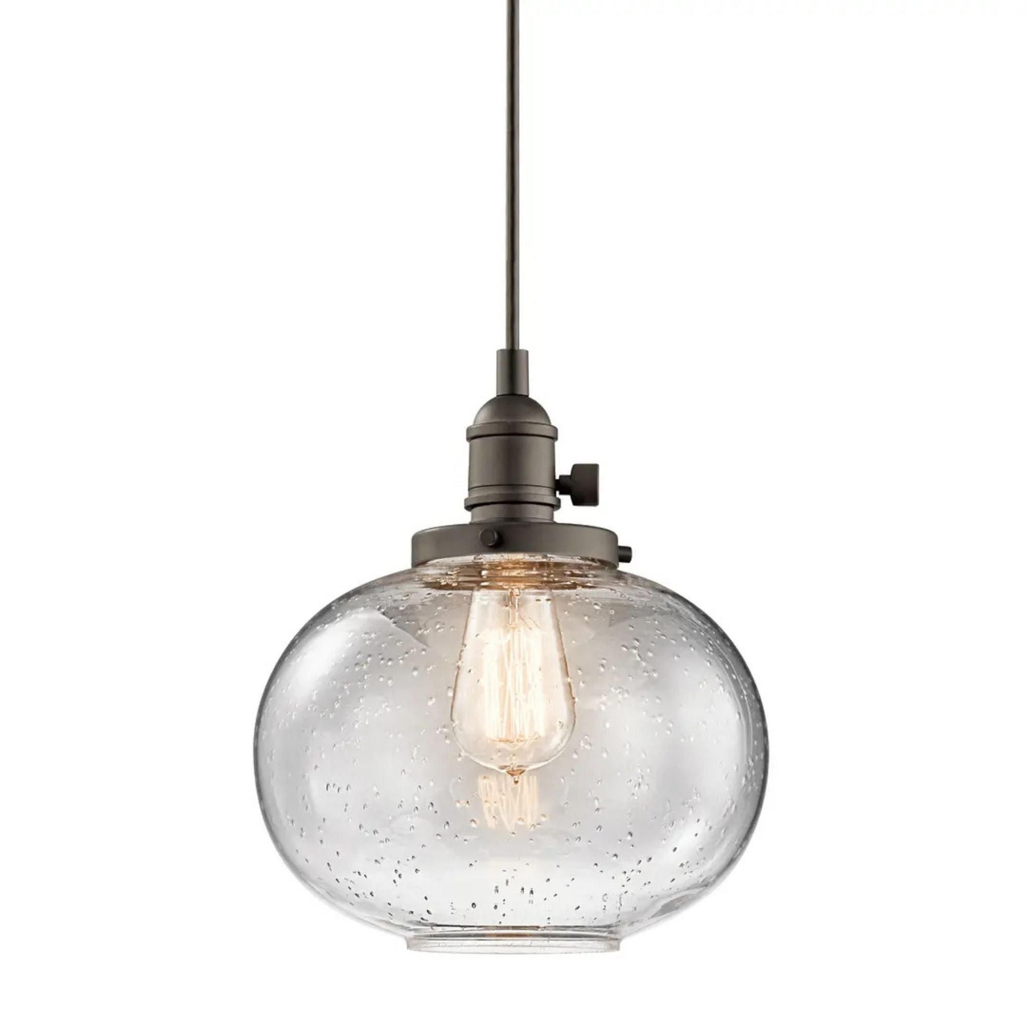 Avery 10" Globe Mini Pendant, Olde Bronze Finish