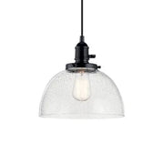 Avery 10" Dome Mini Pendant, Black Finish