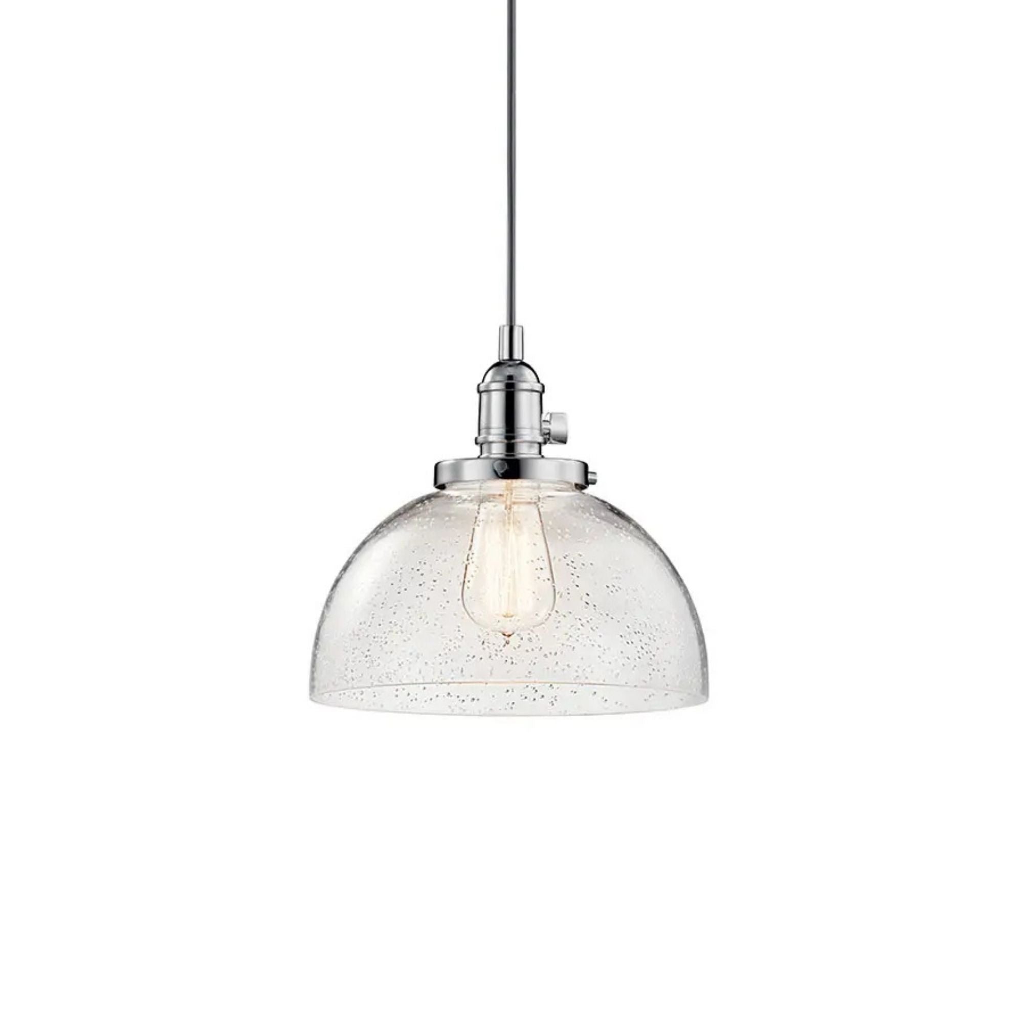 Avery 10" Dome Mini Pendant, Chrome Finish