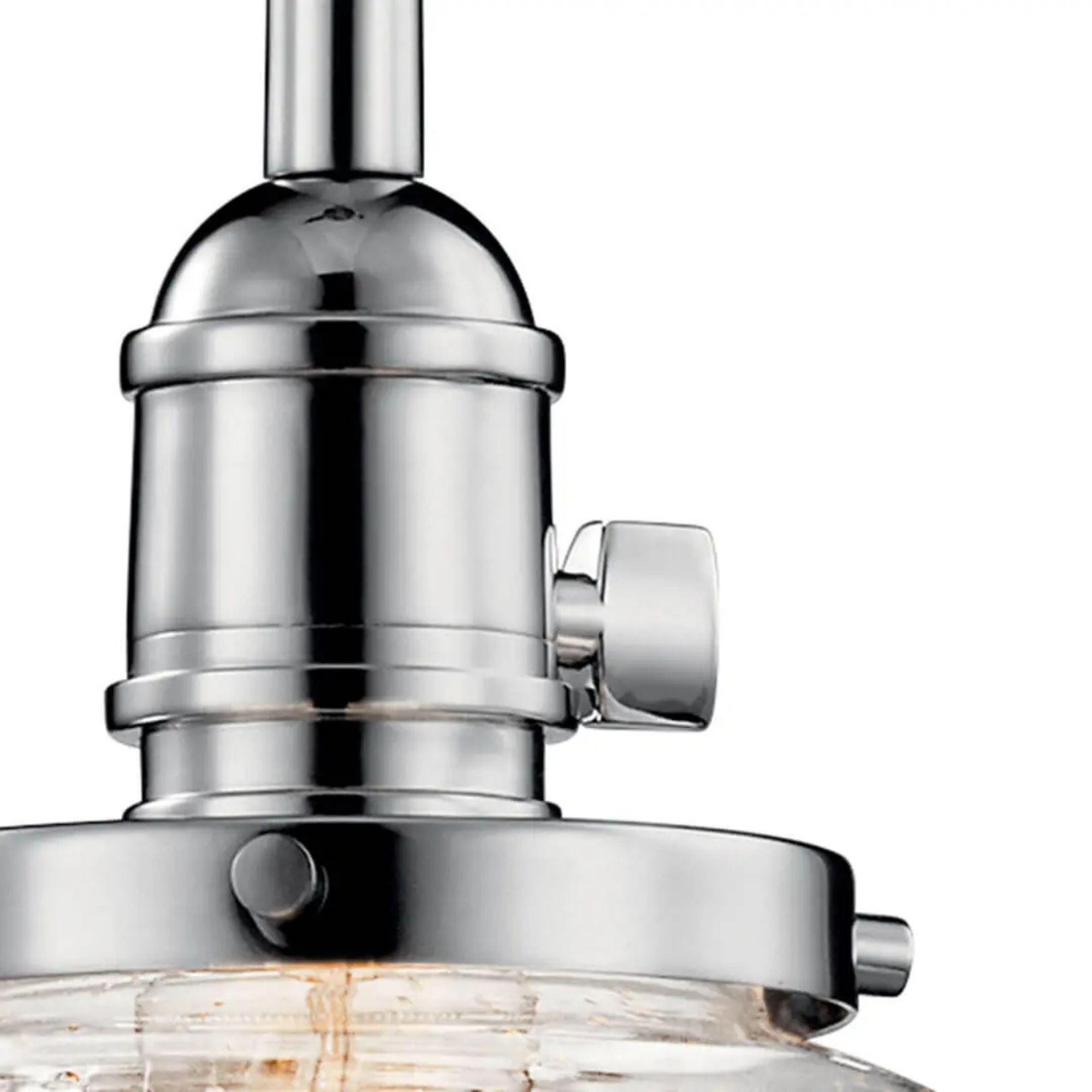 Avery 10" Dome Mini Pendant, Chrome Finish