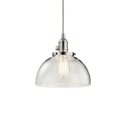 Avery 10" Dome Mini Pendant, Brushed Nickel Finish