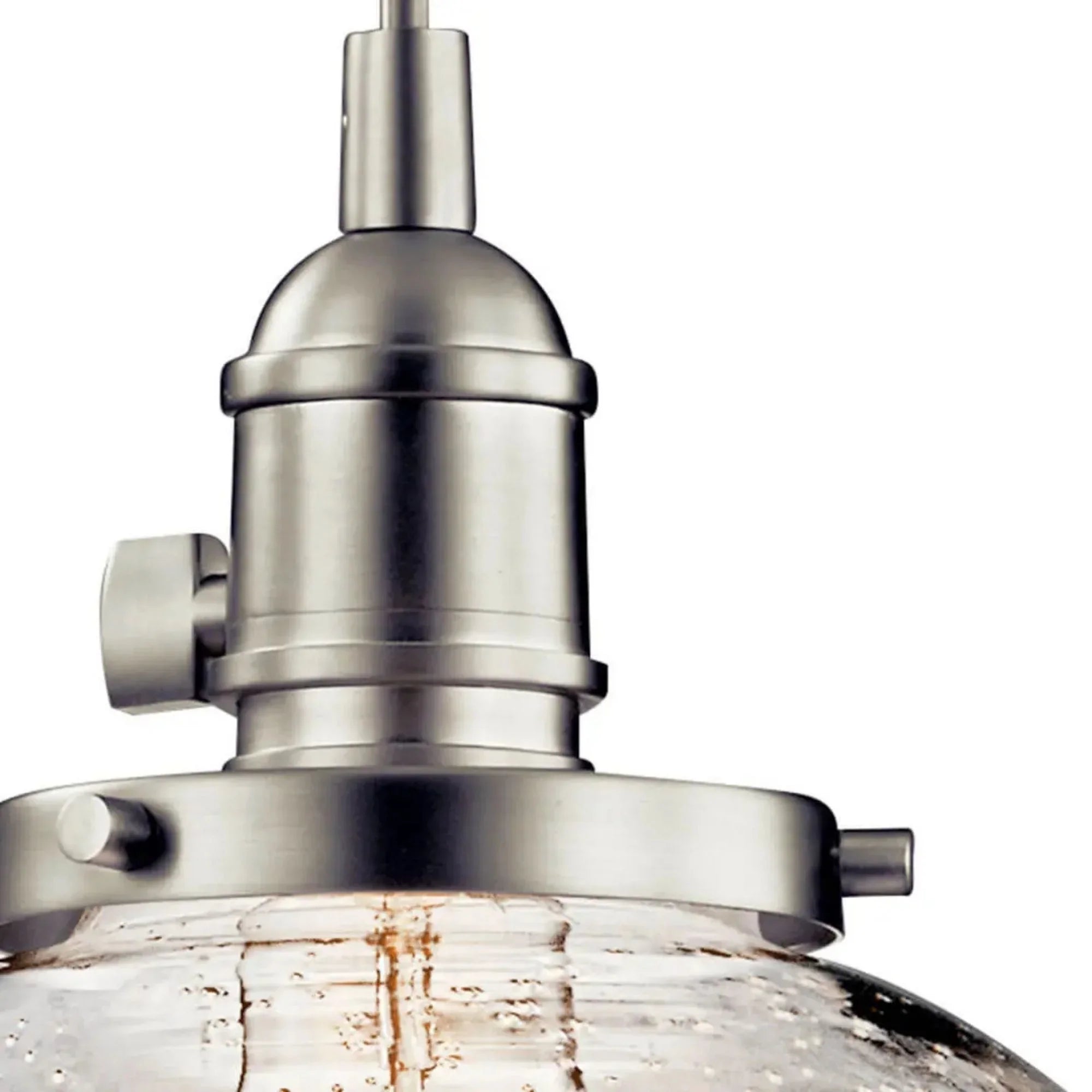 Kichler Lighting - Avery 10" Dome Mini Pendant, Brushed Nickel Finish | Bees Lighting