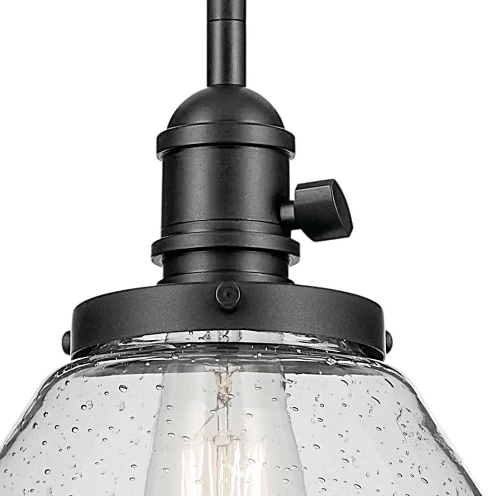 Avery 14" Cone Pendant, Black Finish
