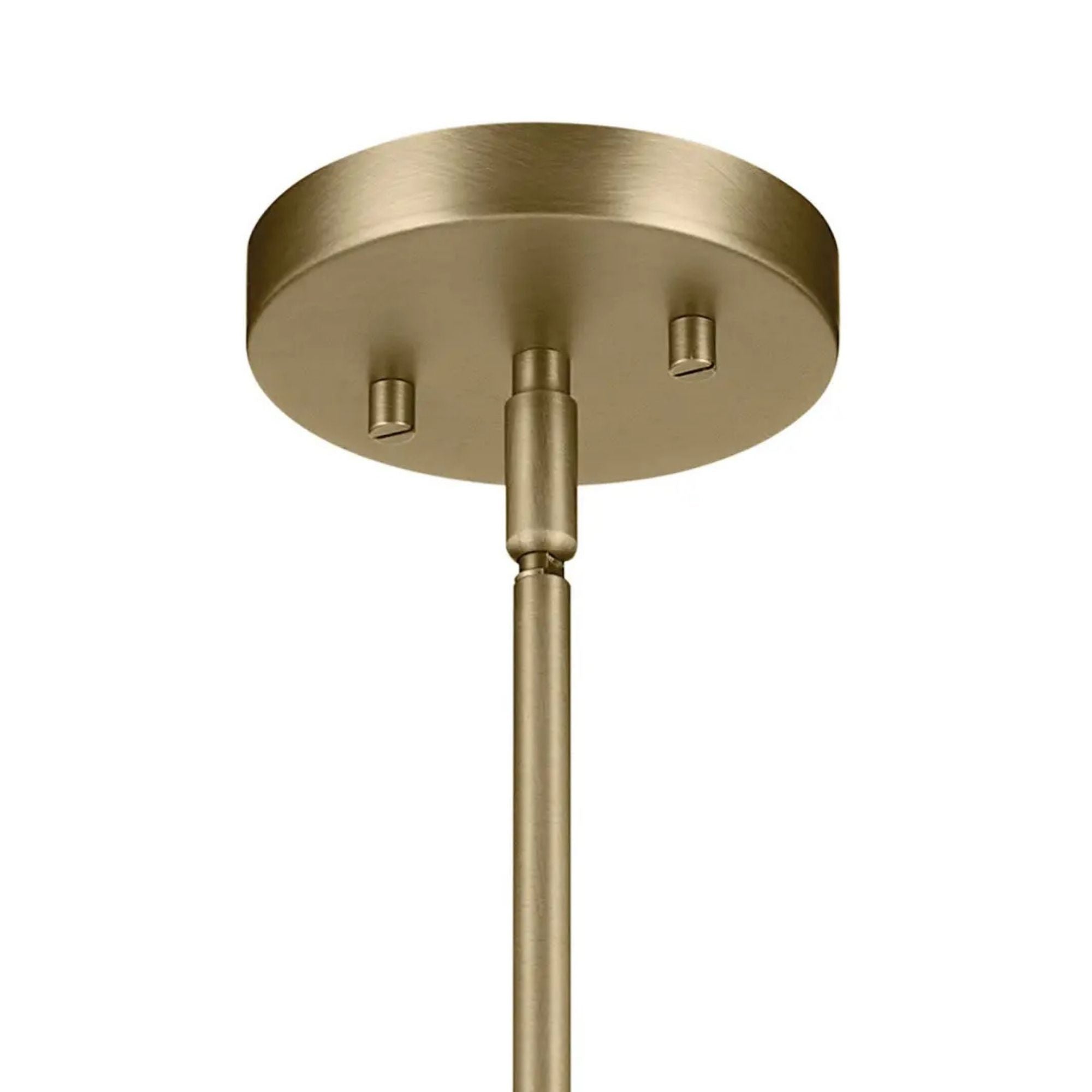Kichler Avery 14 in. Cone Pendant Light Natural Brass