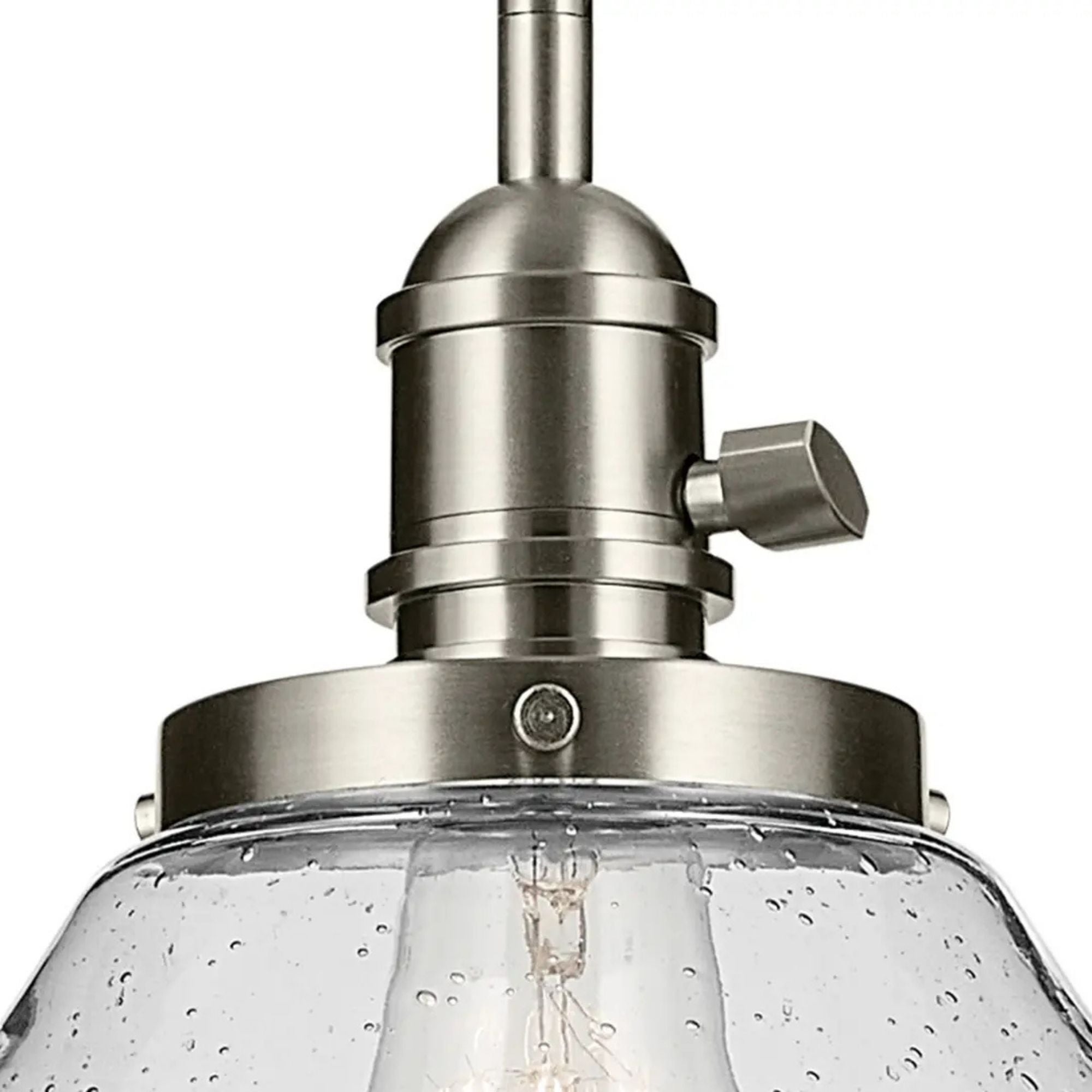 Avery 14" Cone Pendant, Brushed Nickel Finish - Bees Lighting