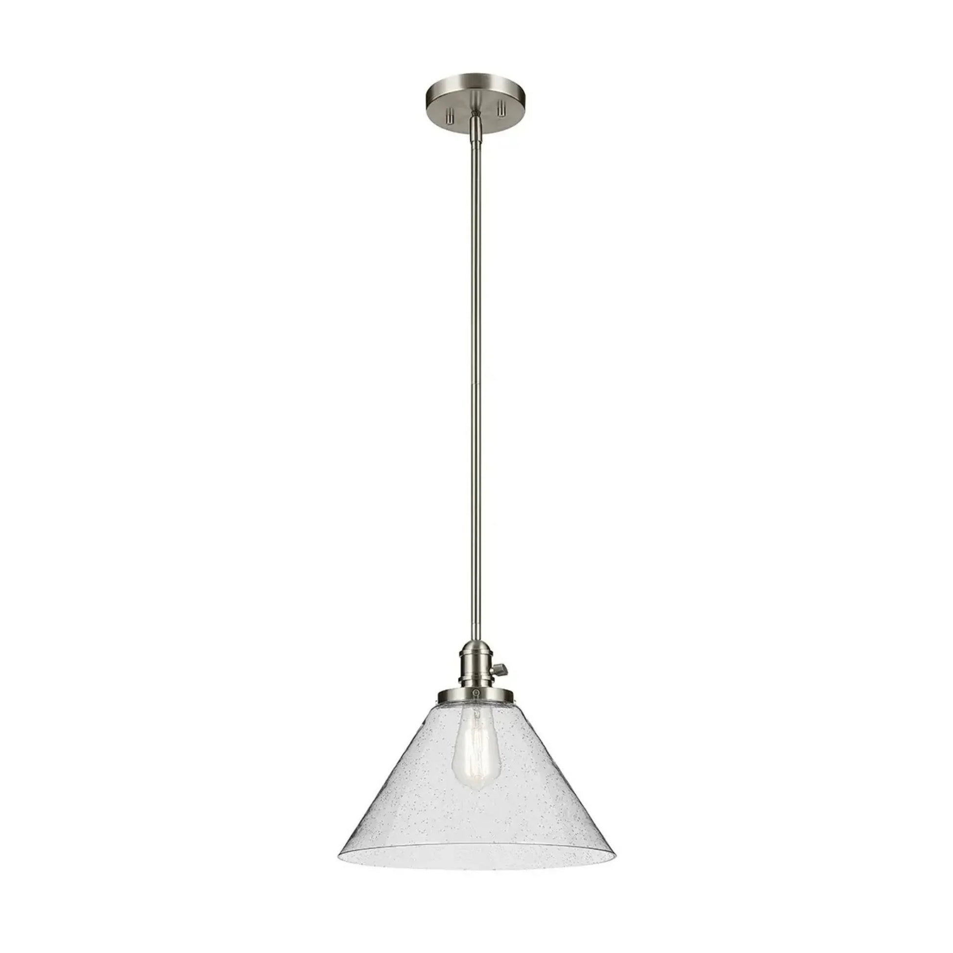 Kichler Lighting - Avery 14" Cone Pendant, Brushed Nickel Finish | Bees Lighting