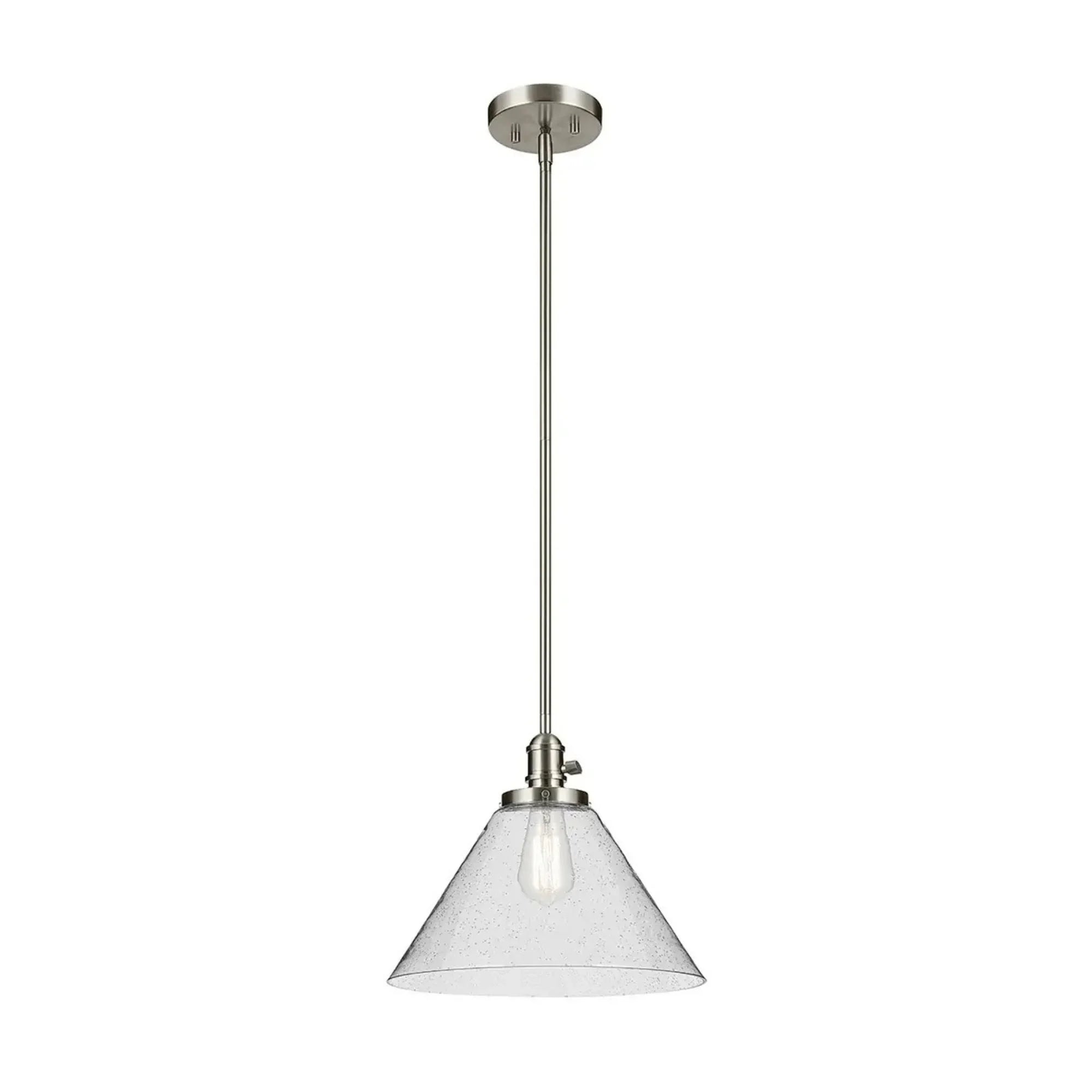 Kichler Lighting - Avery 14" Cone Pendant, Brushed Nickel Finish | Bees Lighting