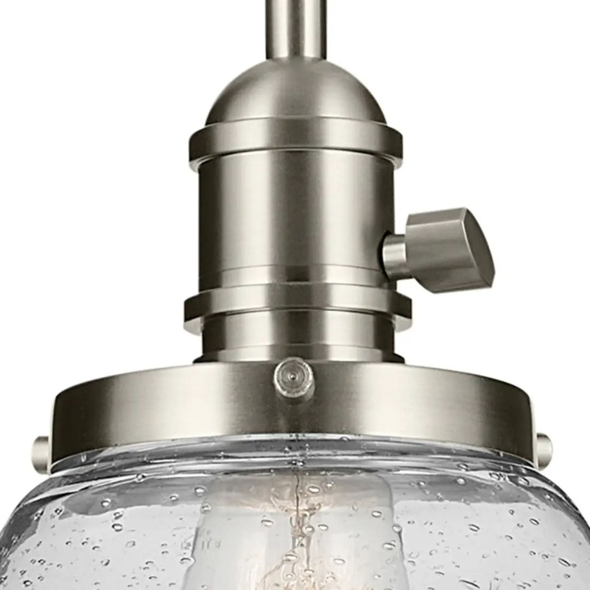 Avery 15" Bell Pendant, Brushed Nickel Finish