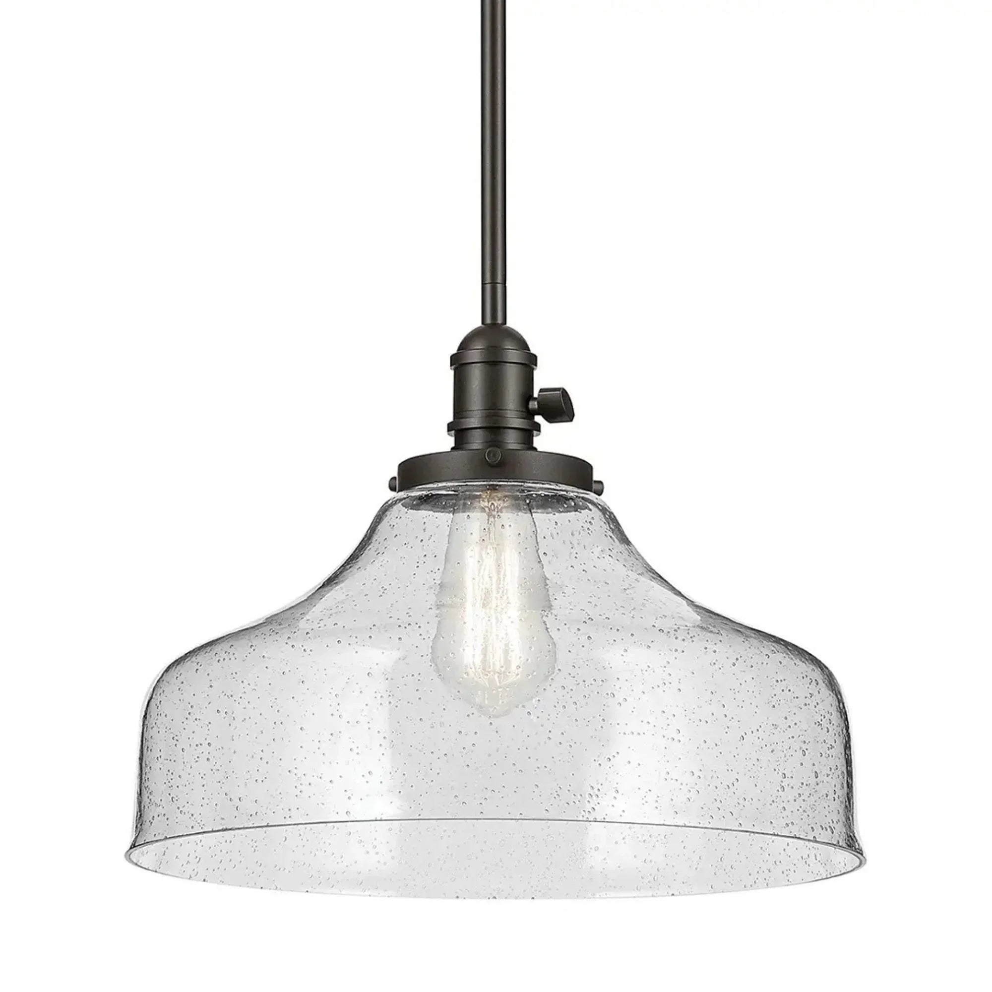 Kichler Lighting - Avery 15" Bell Pendant, Olde Bronze Finish | Bees Lighting