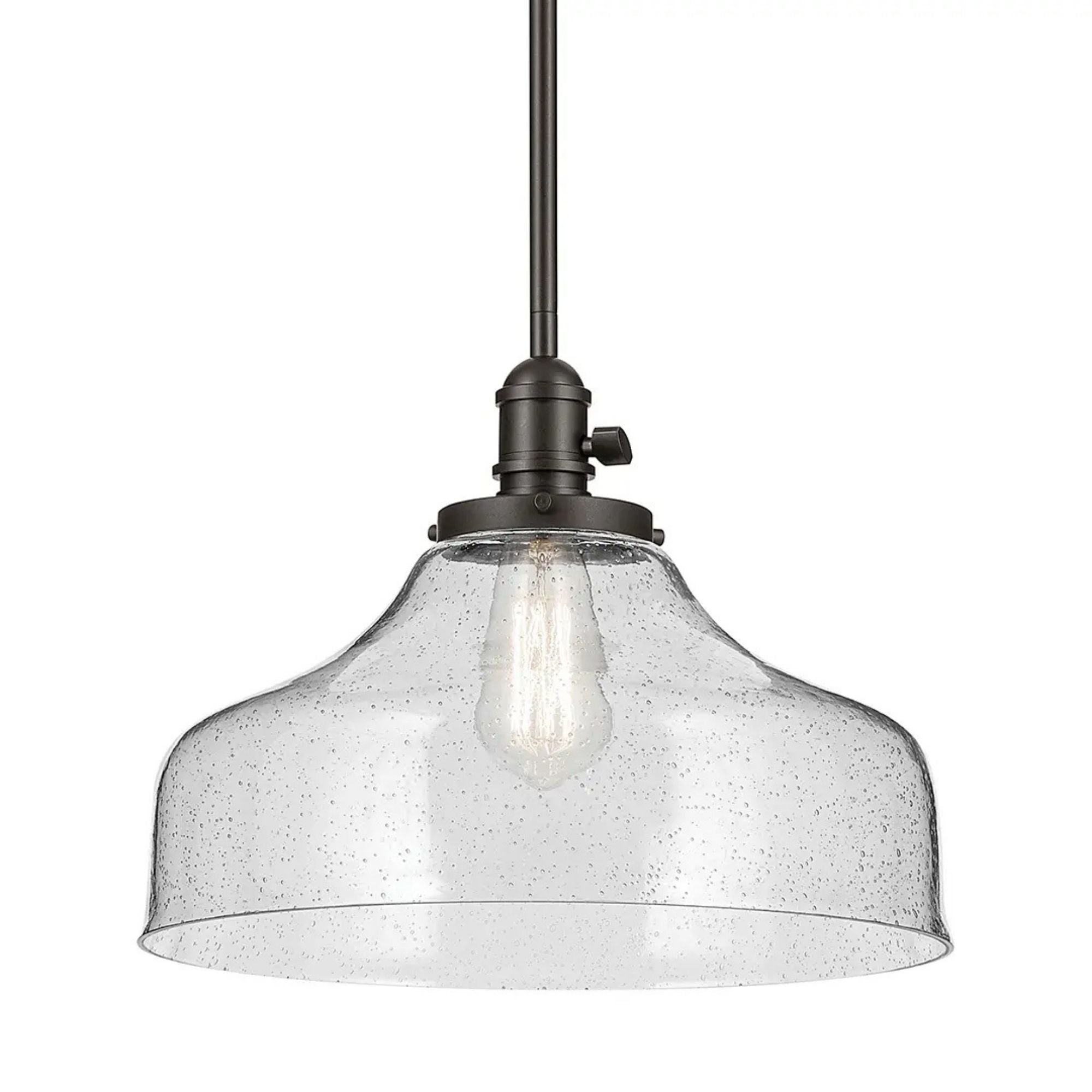 Avery 15" Bell Pendant, Olde Bronze Finish