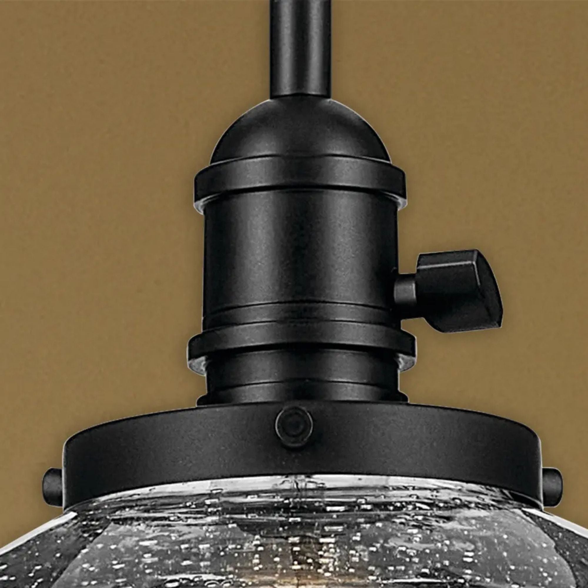 Kichler Avery 14 in. Dome Pendant Light Black