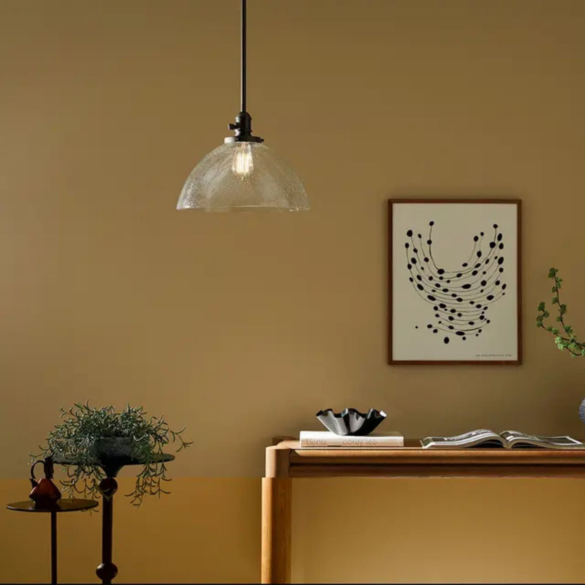 Avery 14" Dome Pendant, Olde Bronze Finish
