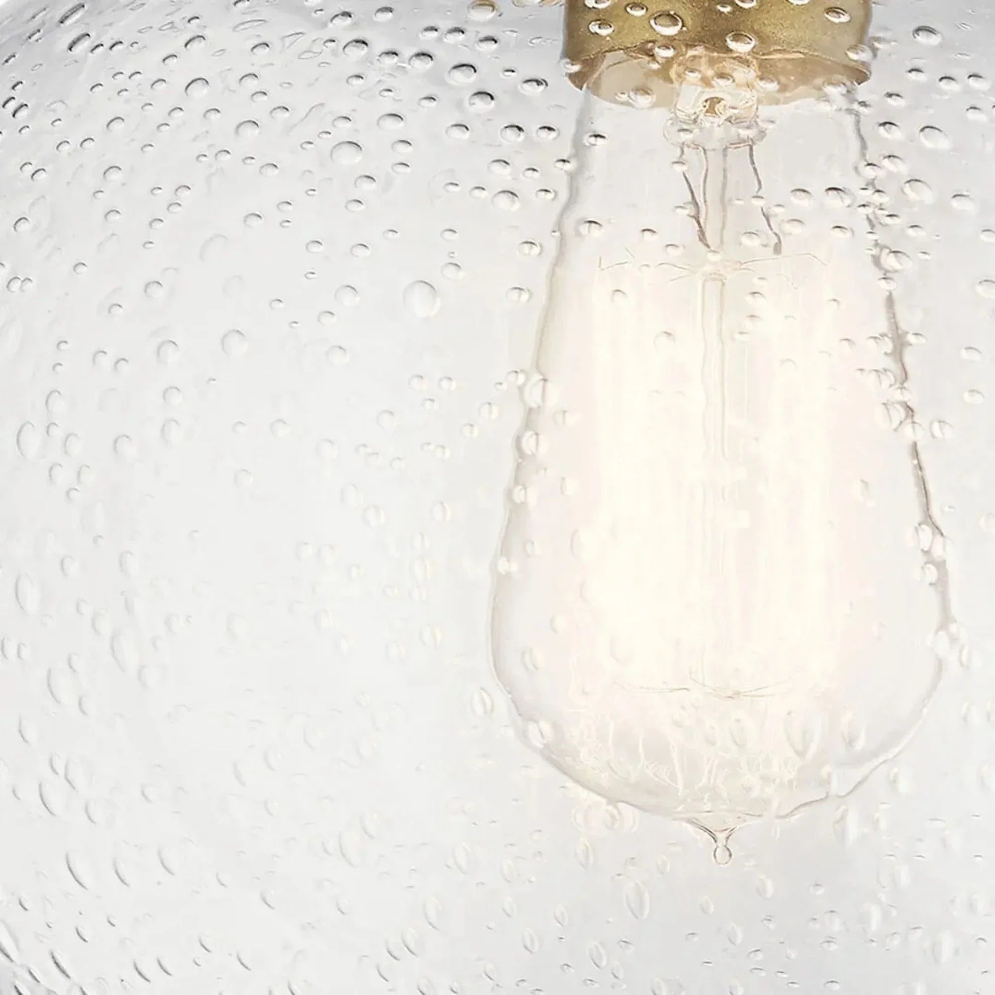 Avery 10" Semi-Flush Mount, Natural Brass Finish