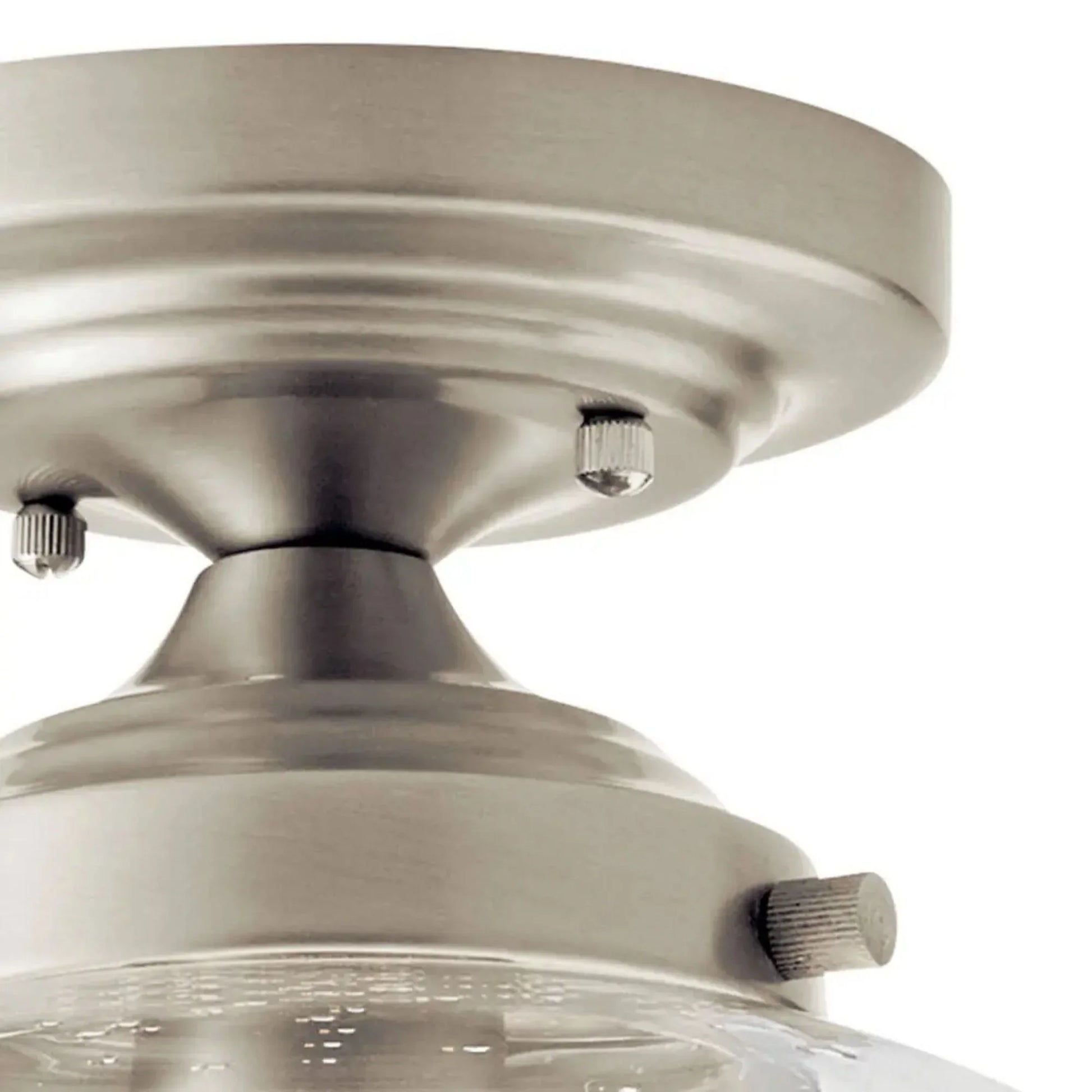 Kichler Lighting - Avery 10" Semi-Flush Mount, Brushed Nickel Finish | Bees Lighting
