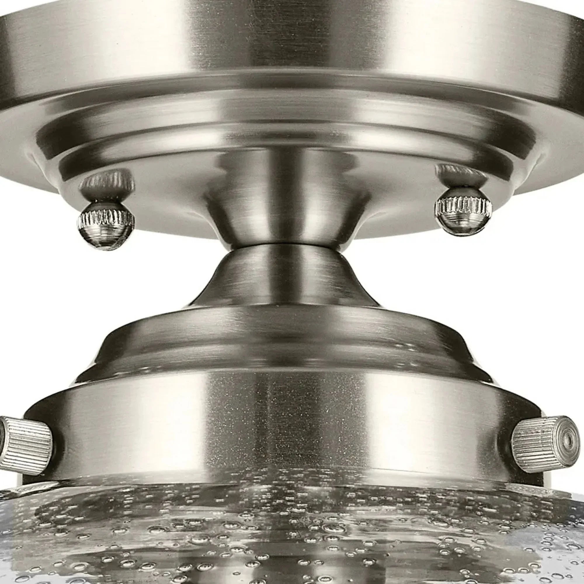 Avery 15" Semi-Flush Mount, Brushed Nickel Finish