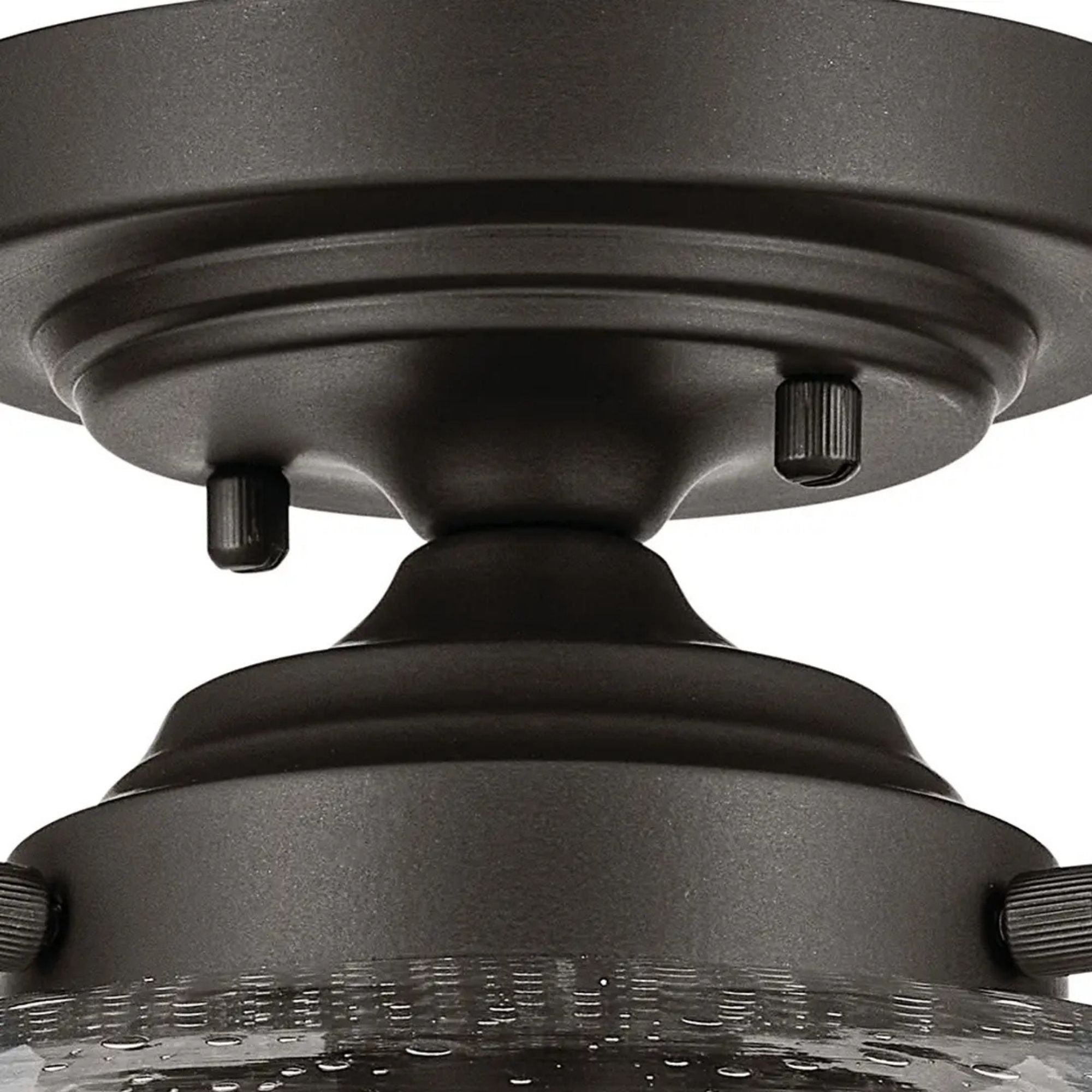 Avery 15" Semi-Flush Mount, Olde Bronze Finish - Bees Lighting