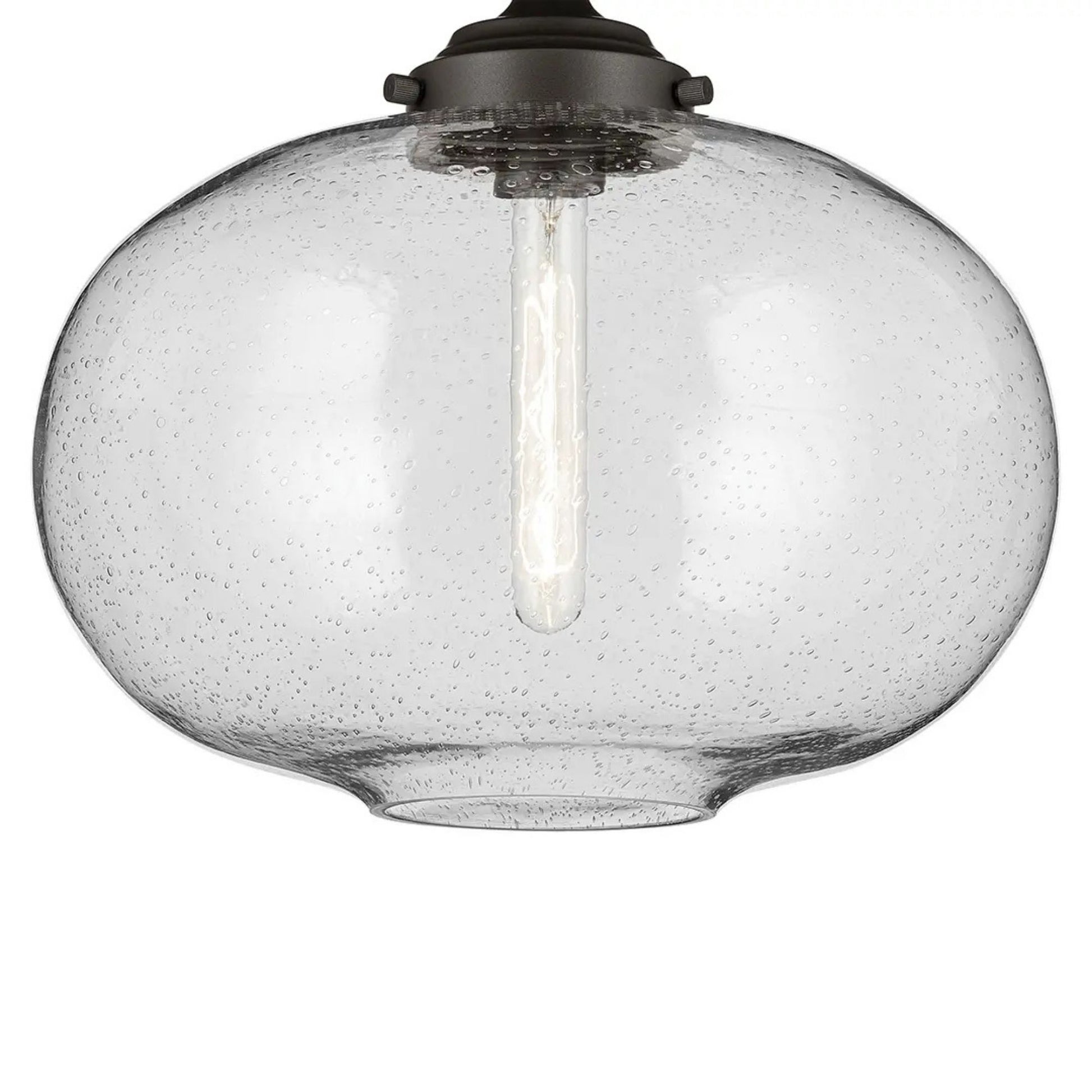 Avery 15" Semi-Flush Mount, Olde Bronze Finish - Bees Lighting