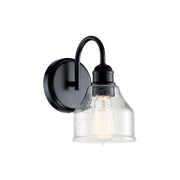 Avery 10" Wall Sconce, Black Finish