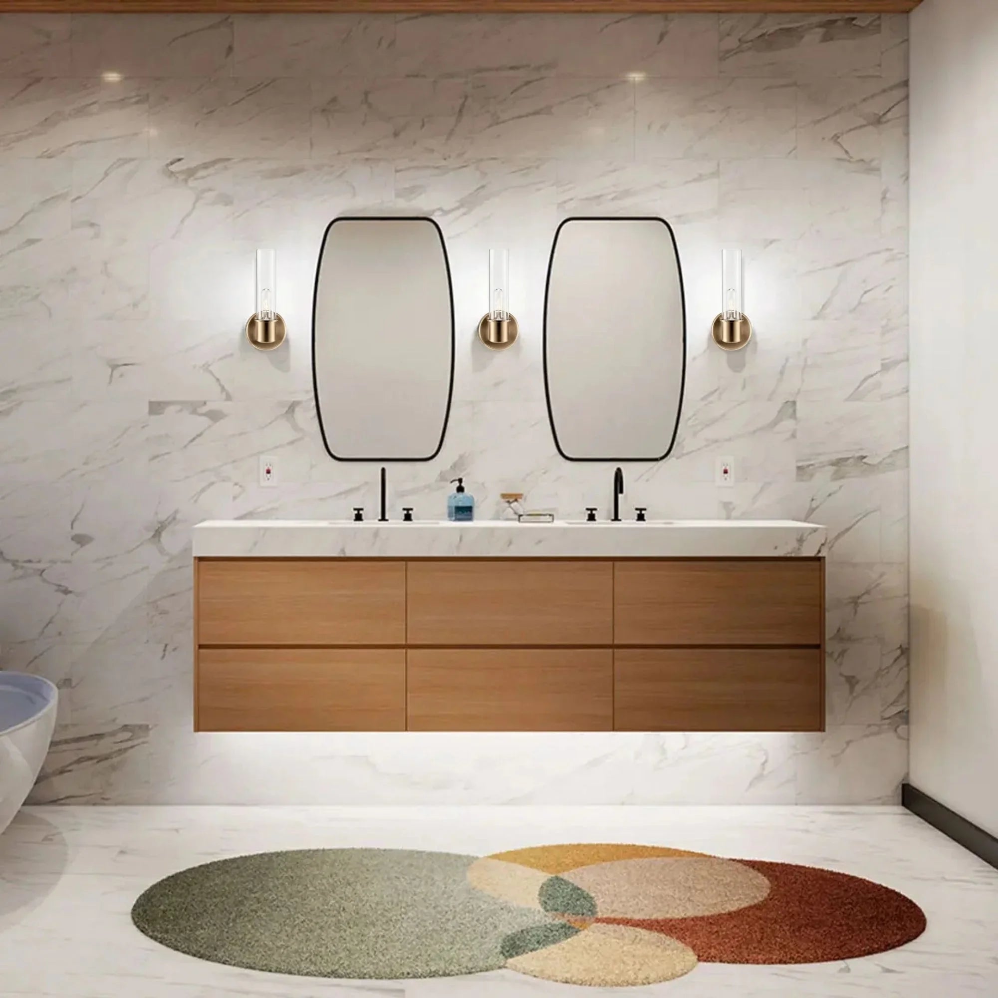 Kichler Aviv 13 in. Wall Sconce Champagne Bronze