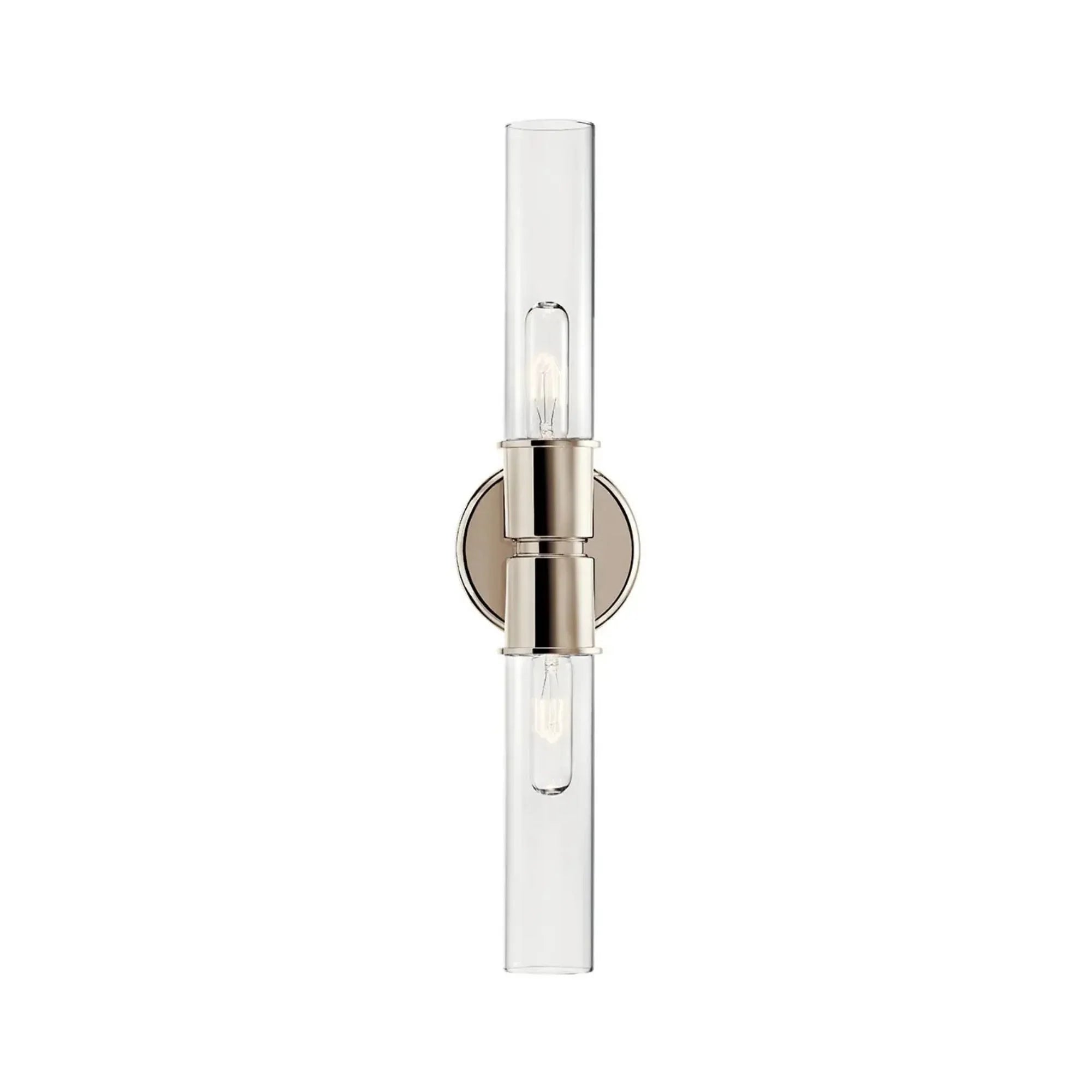 Kichler Aviv 24 in. Wall Sconce Polished Nickel 2-Light
