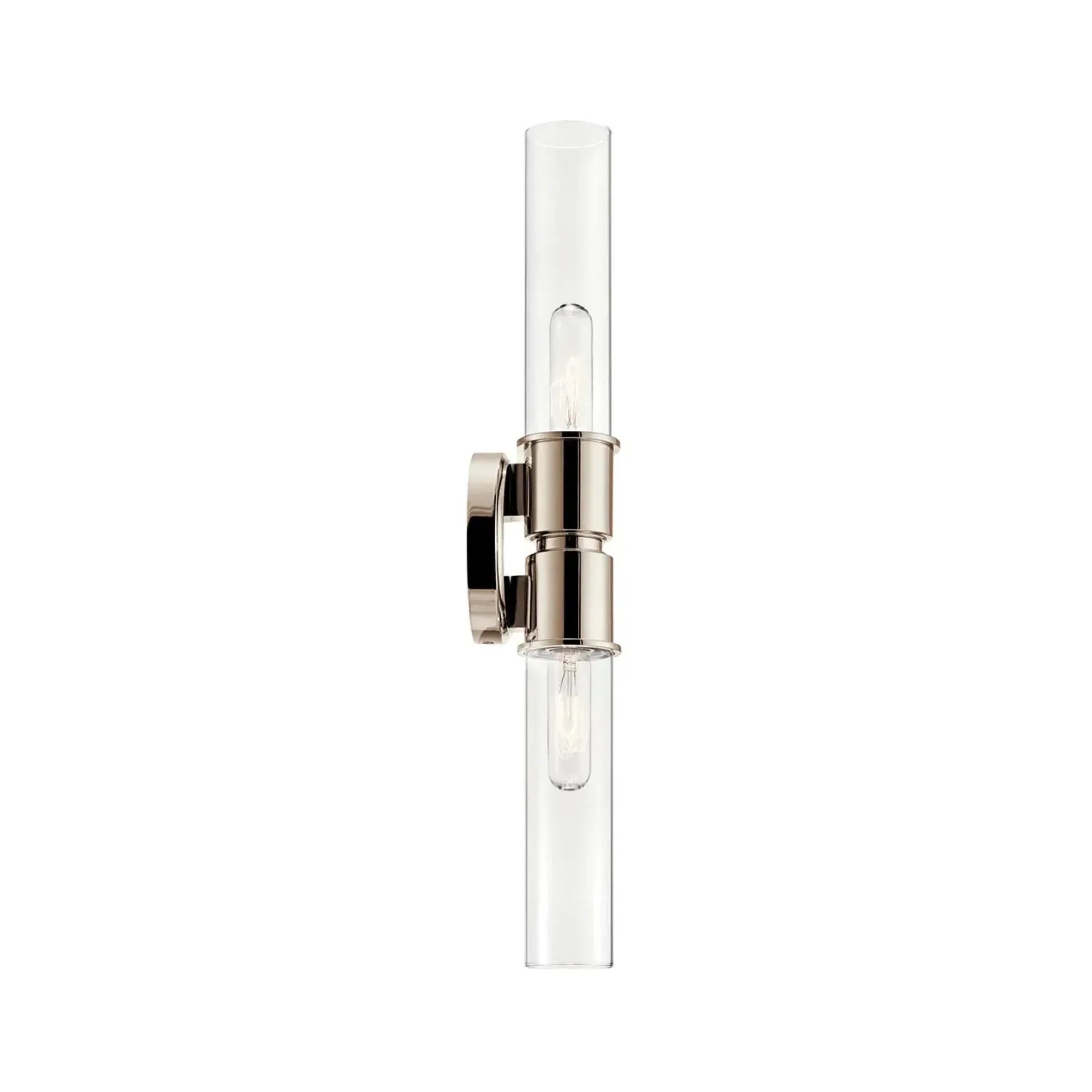 Kichler Aviv 24 in. Wall Sconce Polished Nickel 2-Light