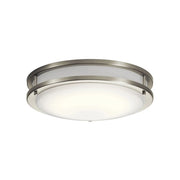 Kichler Lighting - Avon 14" LED Flush Mount, Brushed Nickel Finish | Bees Lighting