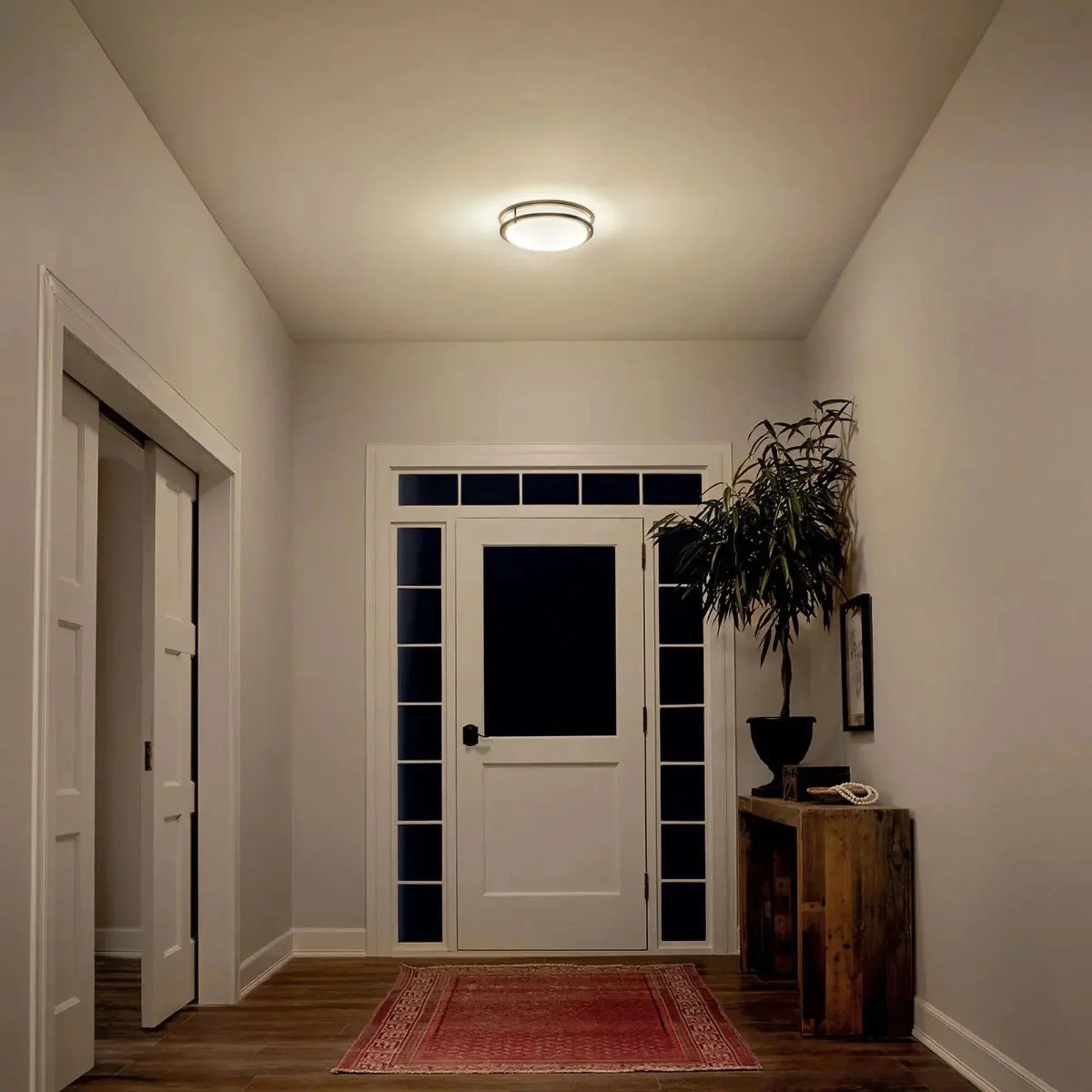 Kichler Lighting - Avon 14" LED Flush Mount, Brushed Nickel Finish | Bees Lighting