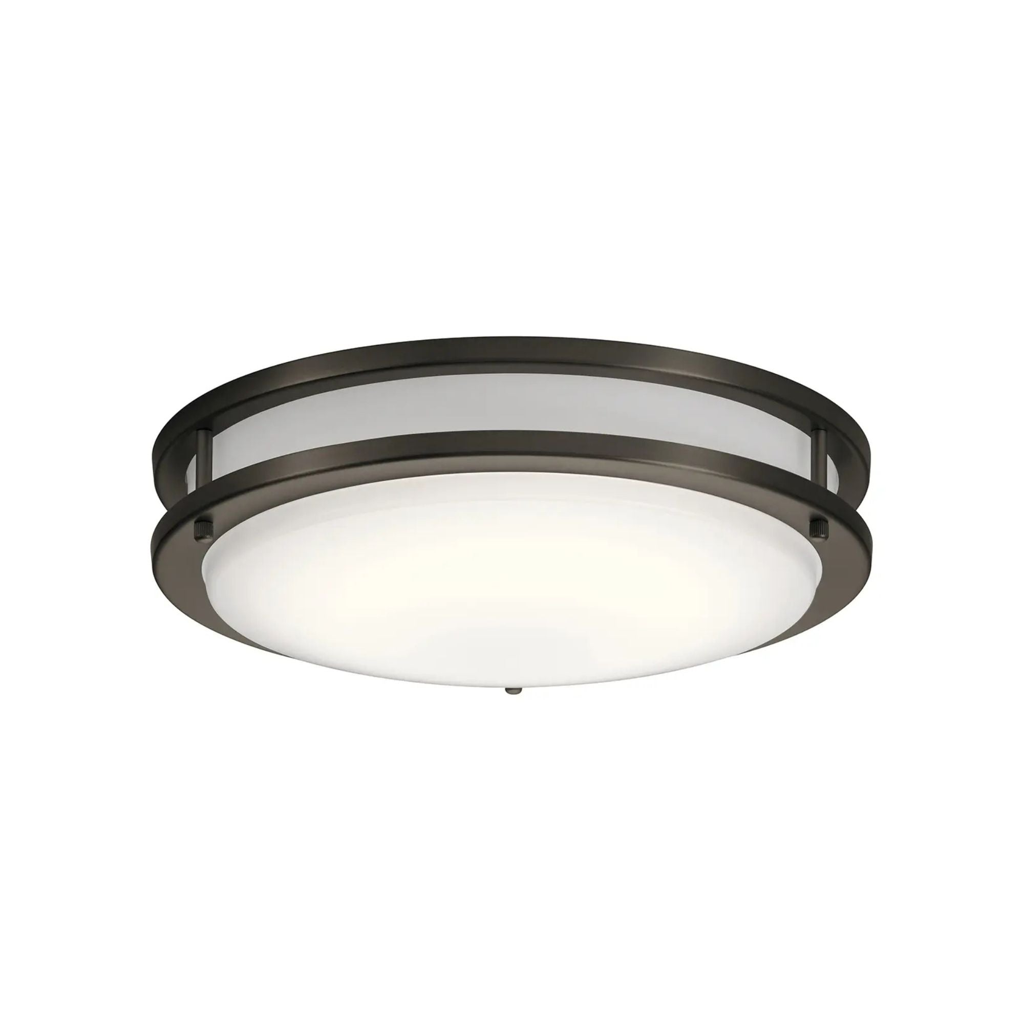 Avon 14" LED Flush Mount, Olde Bronze Finish