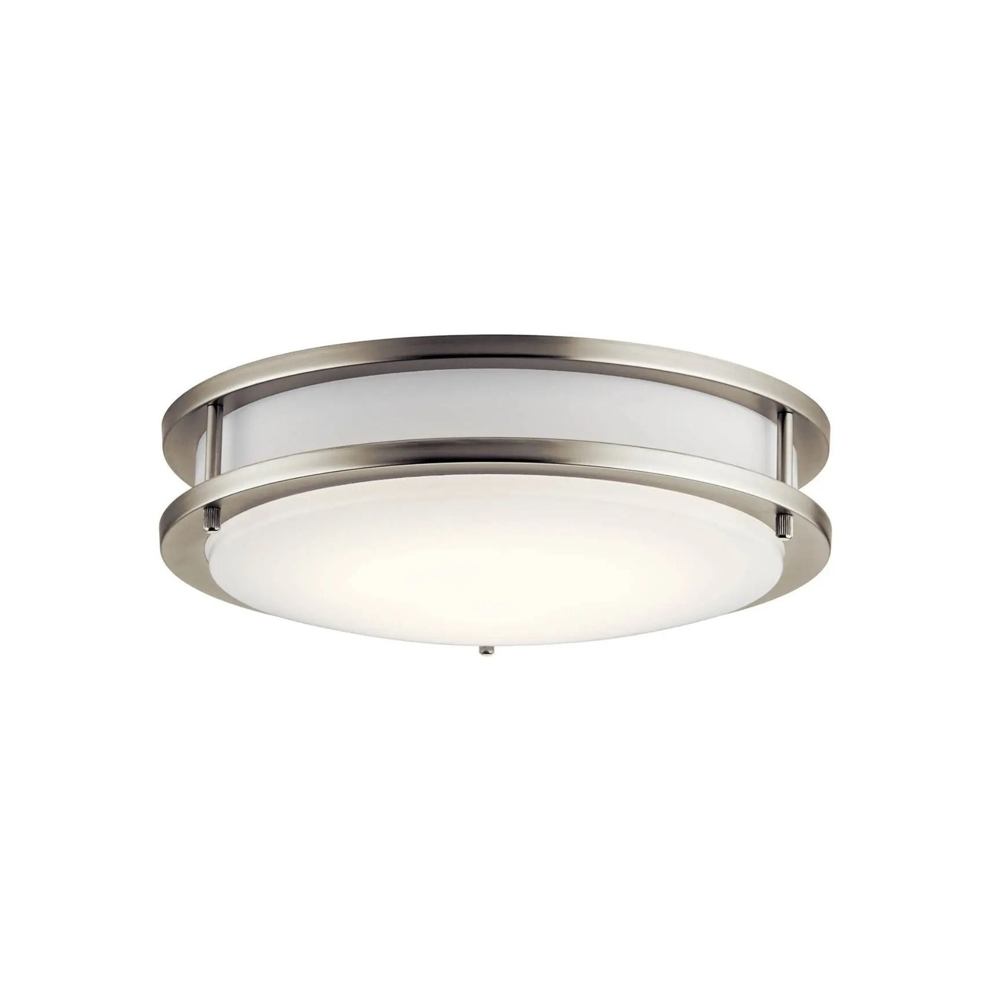 Avon 12" LED Flush Mount, Brushed Nickel Finish
