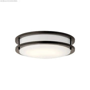 Avon 12" LED Flush Mount, Olde Bronze Finish